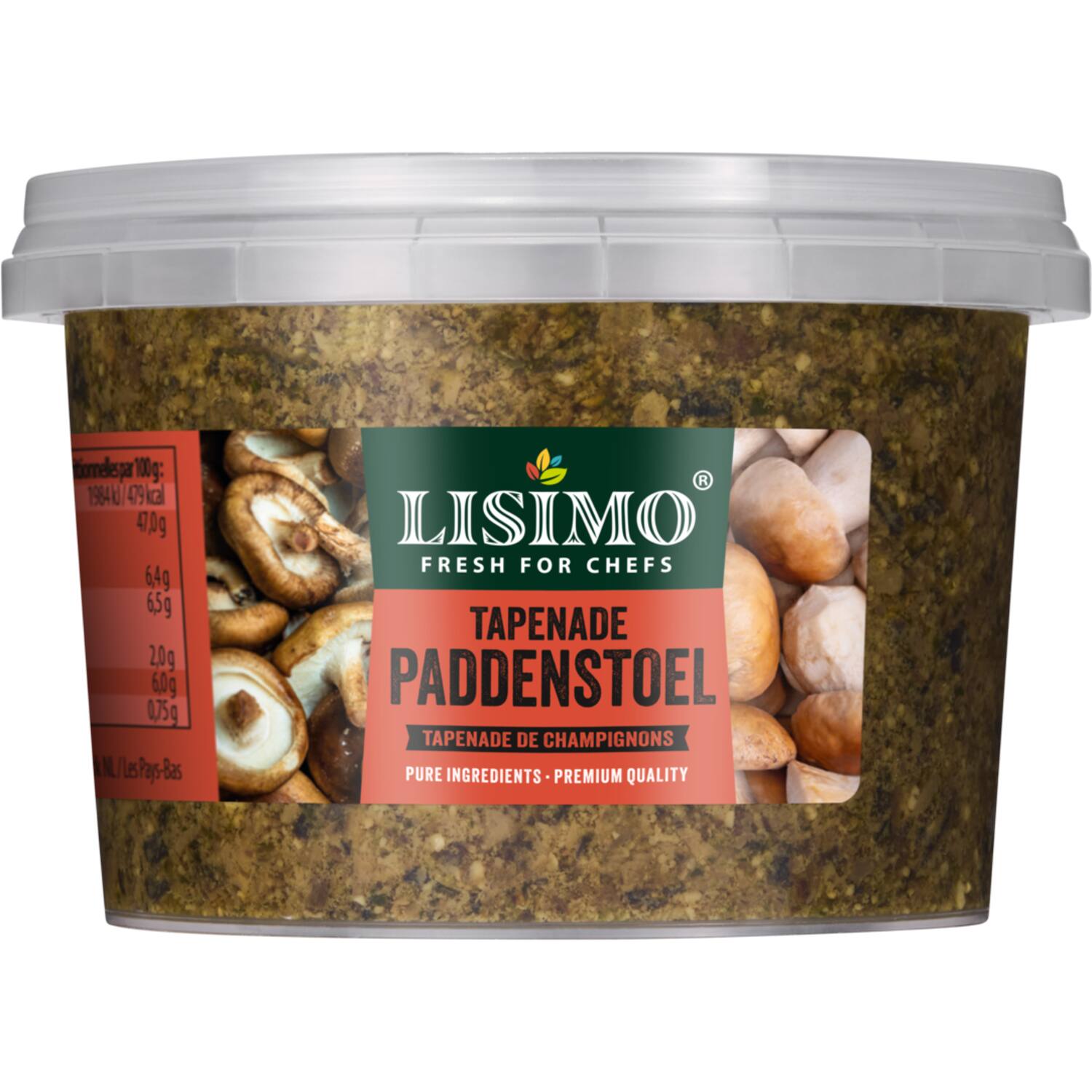 Lisimo tapenade paddenstoel 250g