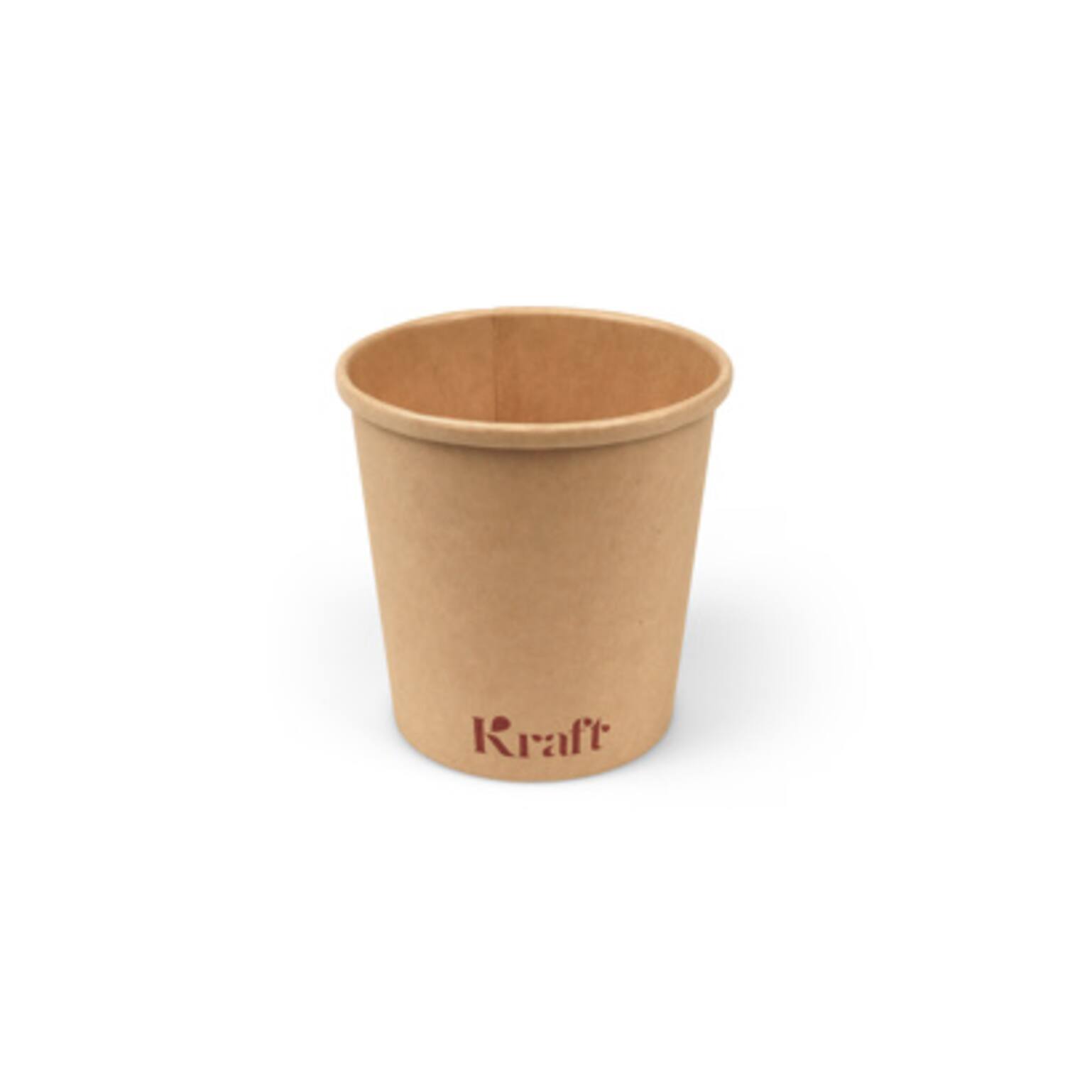 Kraft soepbekers 470ml karton Ø9,8x10cm bruin 20x25st