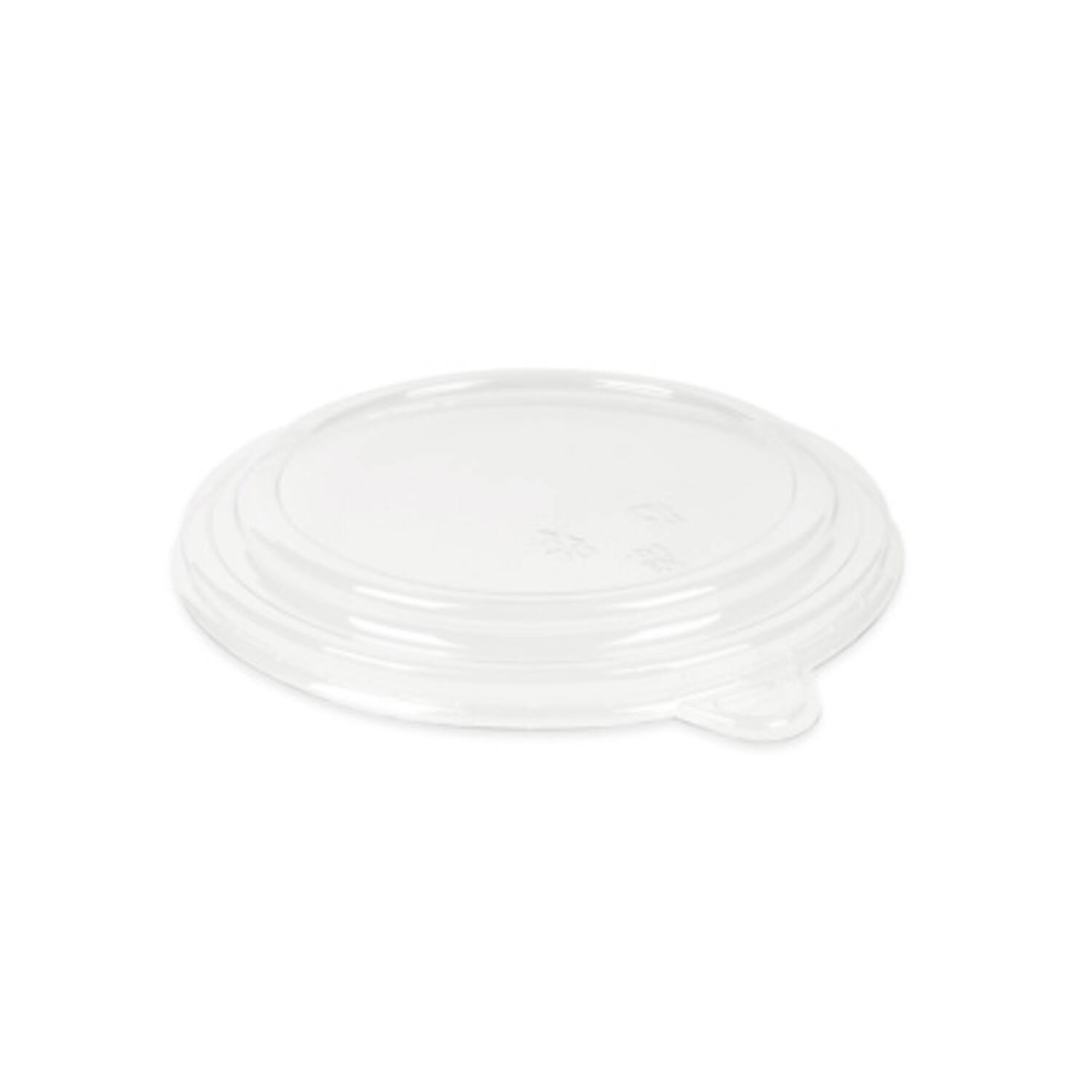 Kraft deksels voor saladebakken Ø18,5cm transparant 6x50st