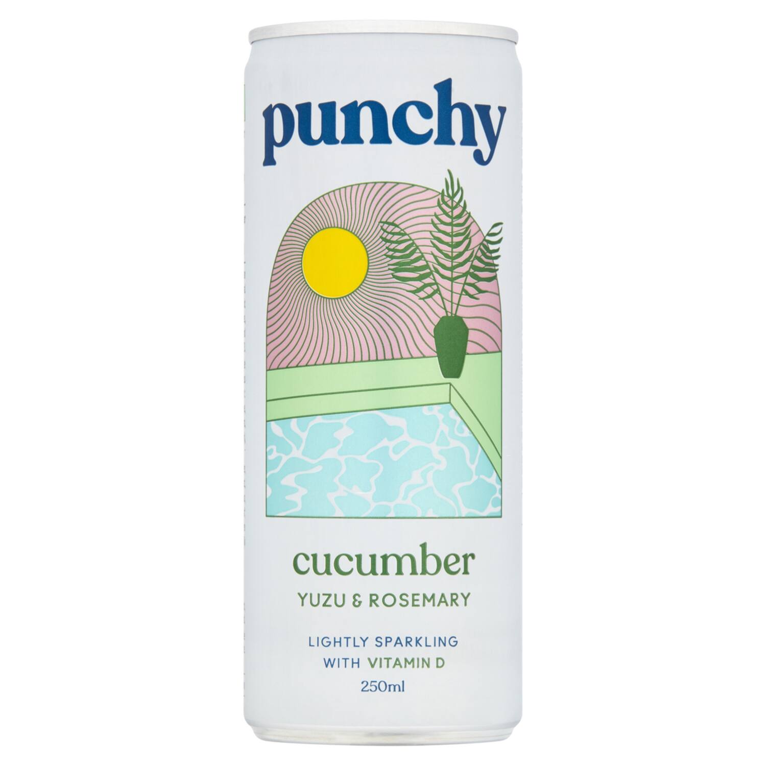 Punchy cucumber, yuzu & rosemary 12x250ml