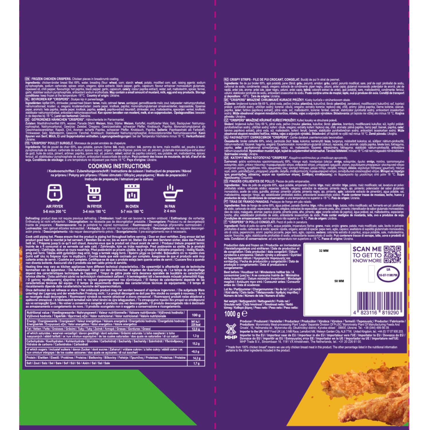 Qualiko kip crispers 10x1kg