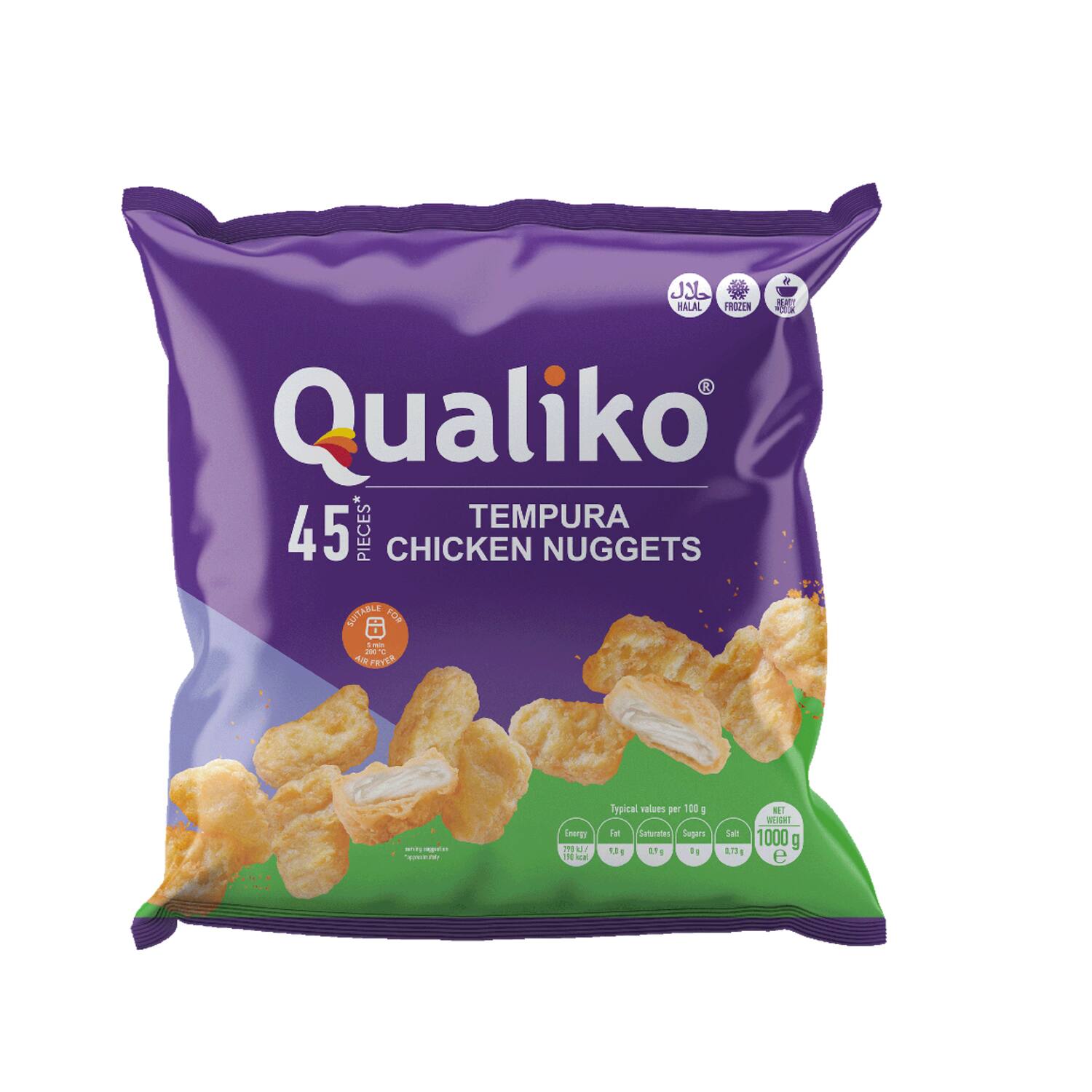 Qualiko kip nuggets tempura 10x1kg