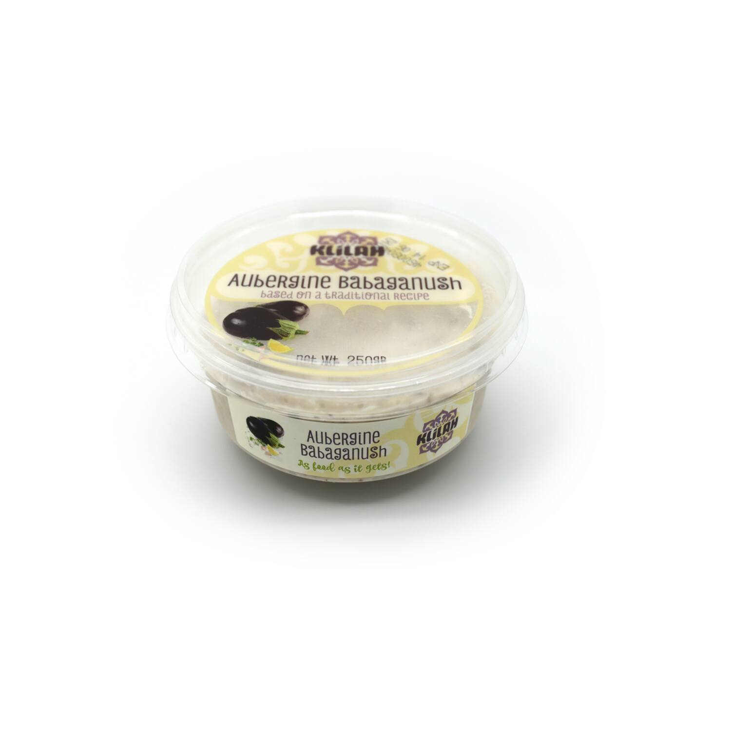 Klilah aubergine baba ganoush 12x250g