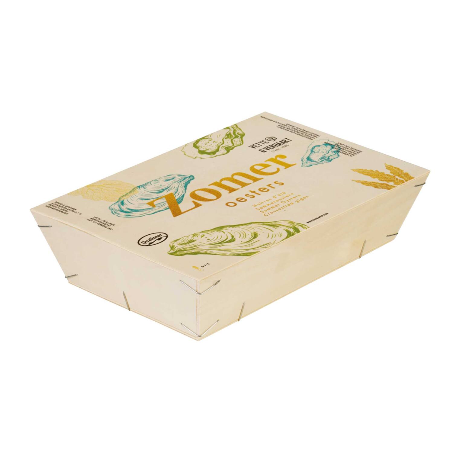 Vette & Verhaart Zeeuwse Creuses mandje No.3 6st + mes