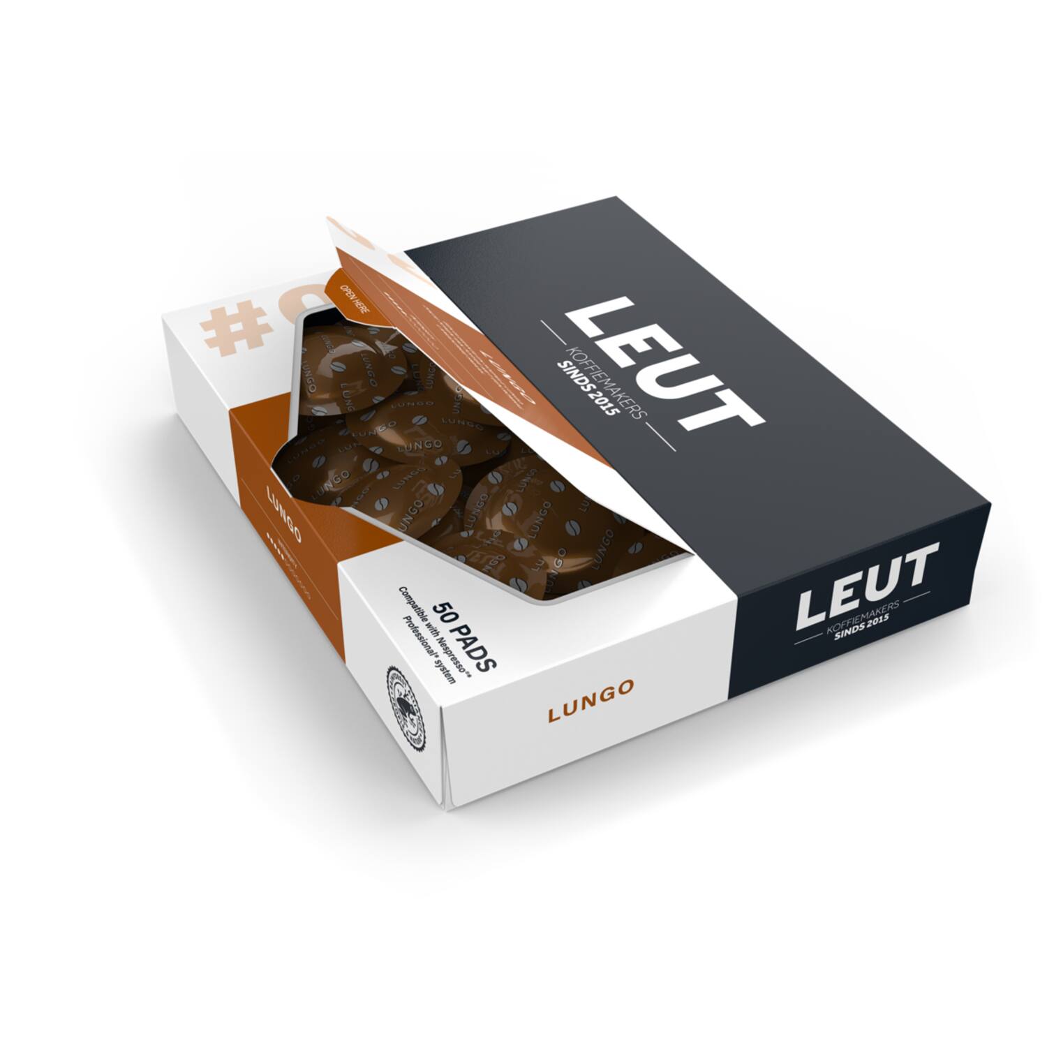 LEUT pro koffie discs lungo #02 6x50st