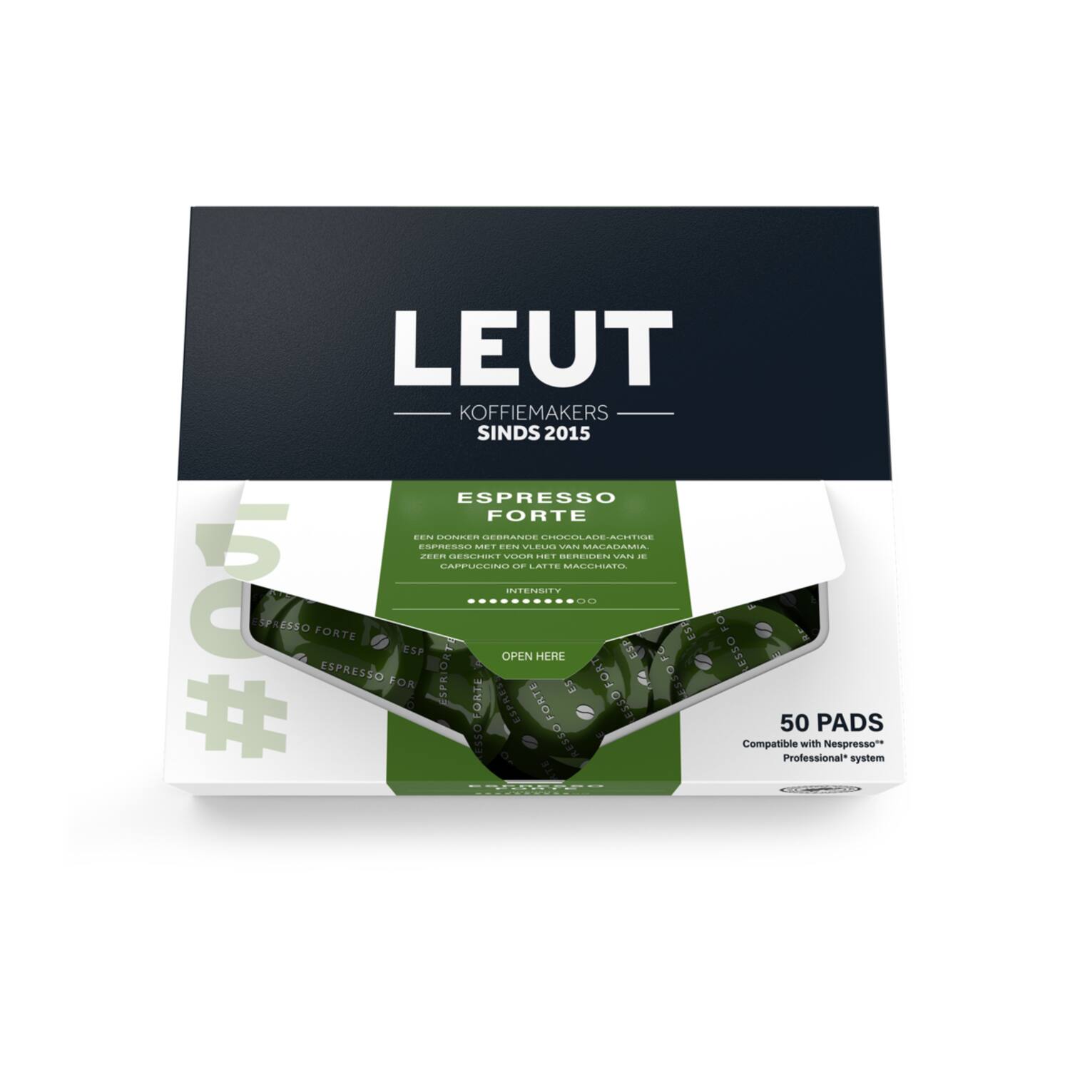 LEUT pro koffie discs espresso forte #01 6x50st