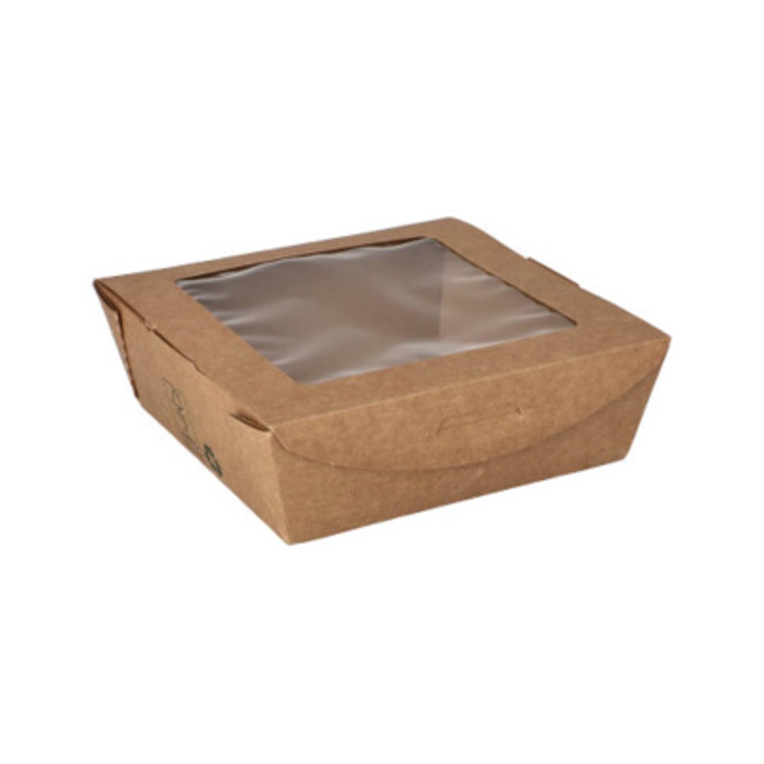 100% Fair saladebak 650ml karton 120x120x45mm 3x40st