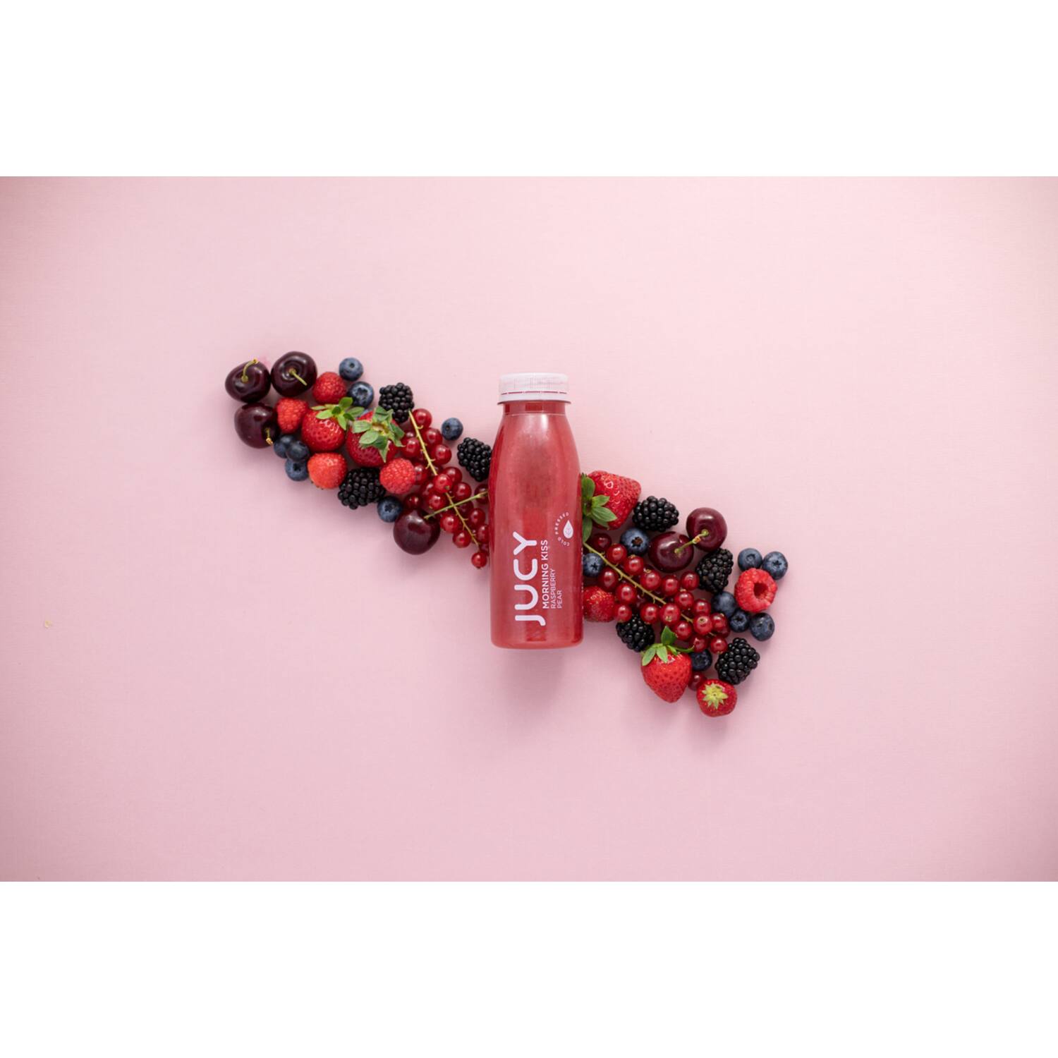 Jucy Morning Kiss framboos peer 6x250ml