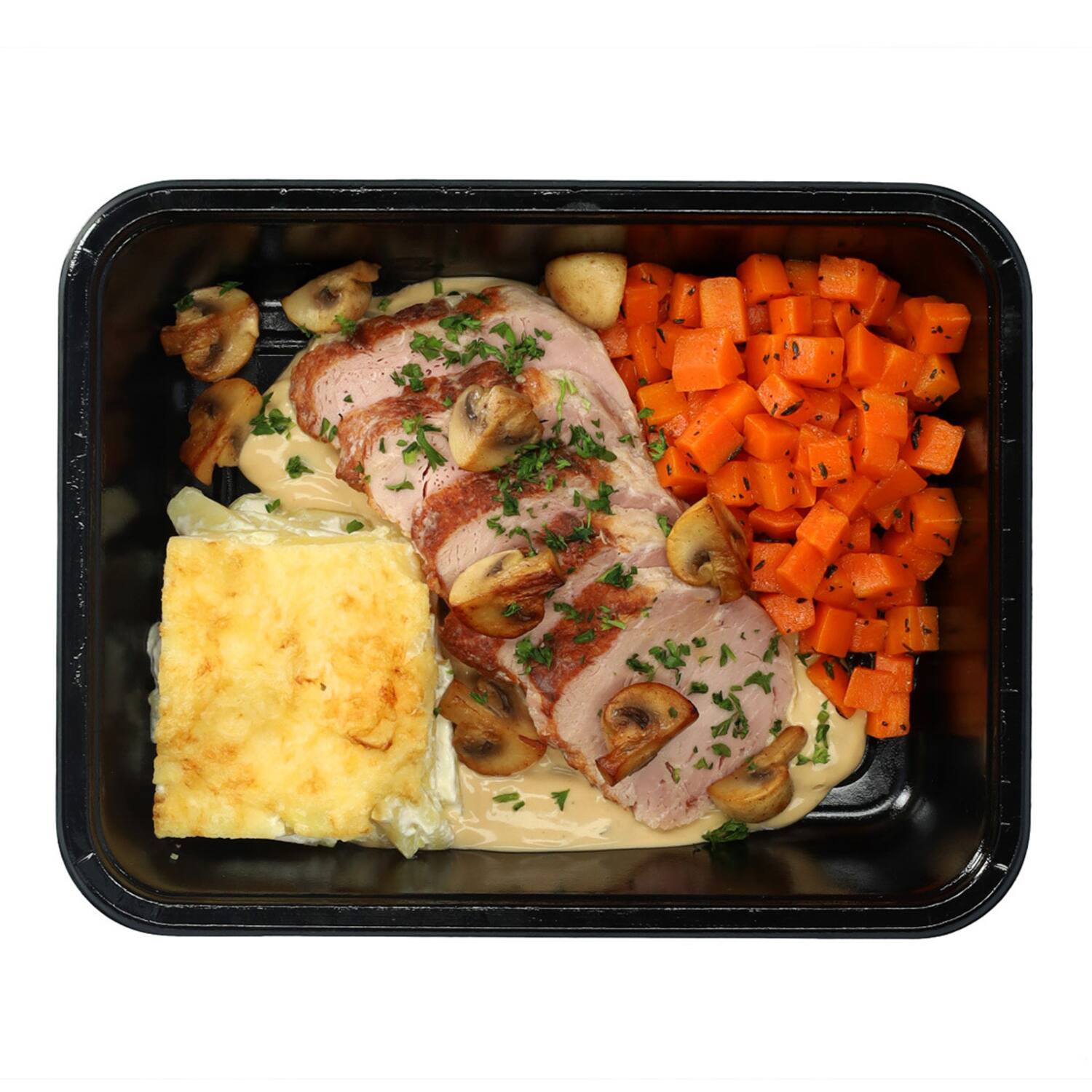 Marblo varkenshaasje zoete wortel-aardappelgratin 590g