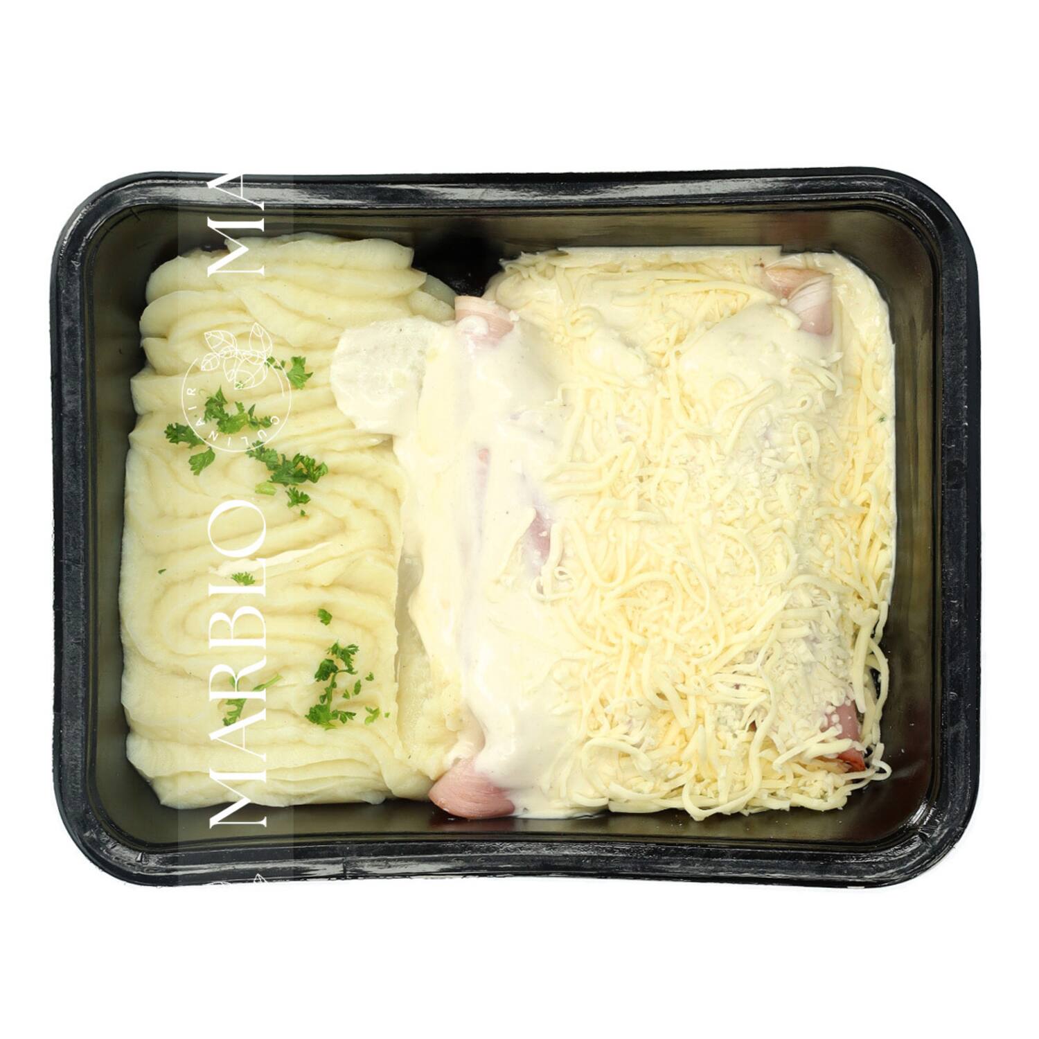 Marblo ham-witloofrolletje met puree 610g