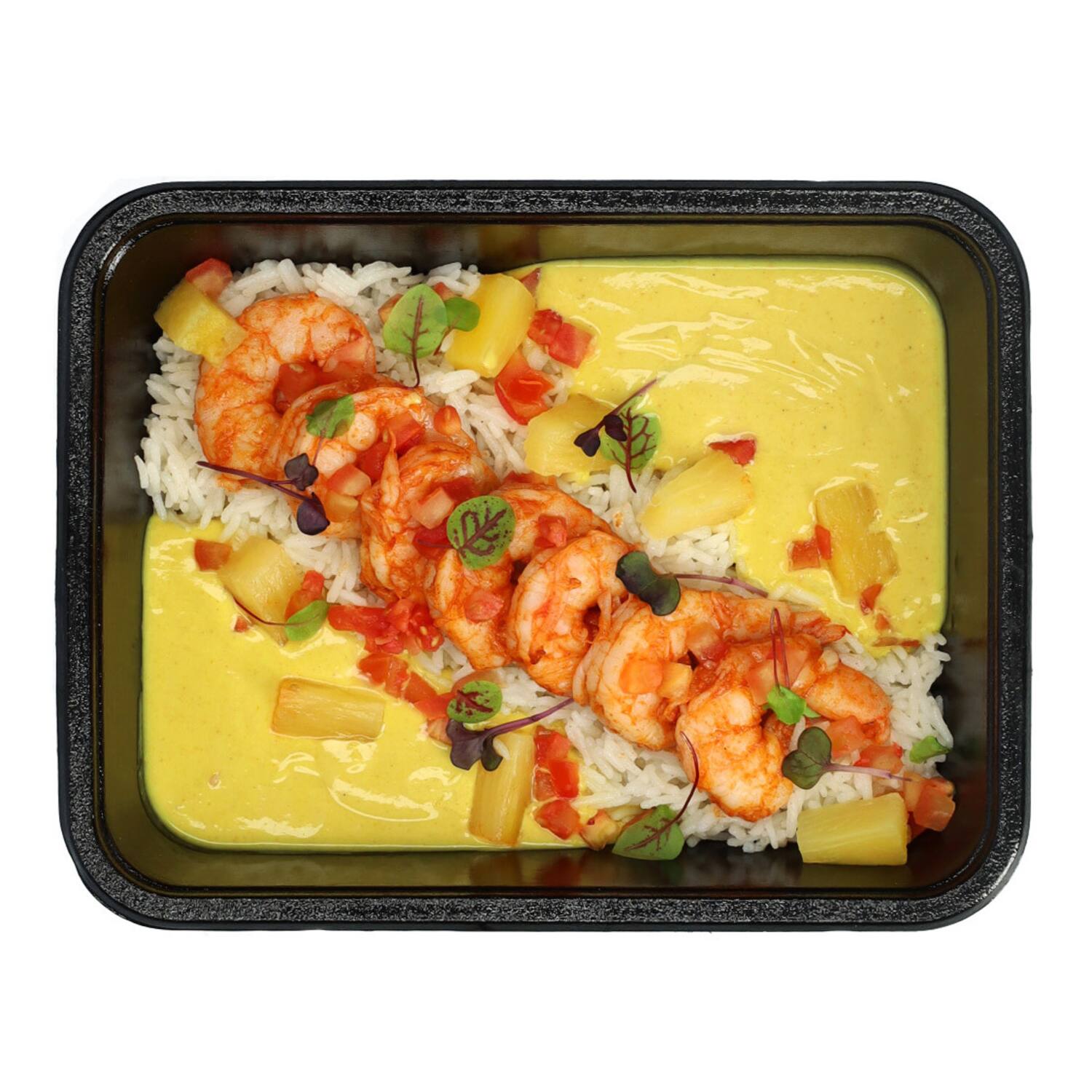 Marblo scampi curry met basmatirijst 500g