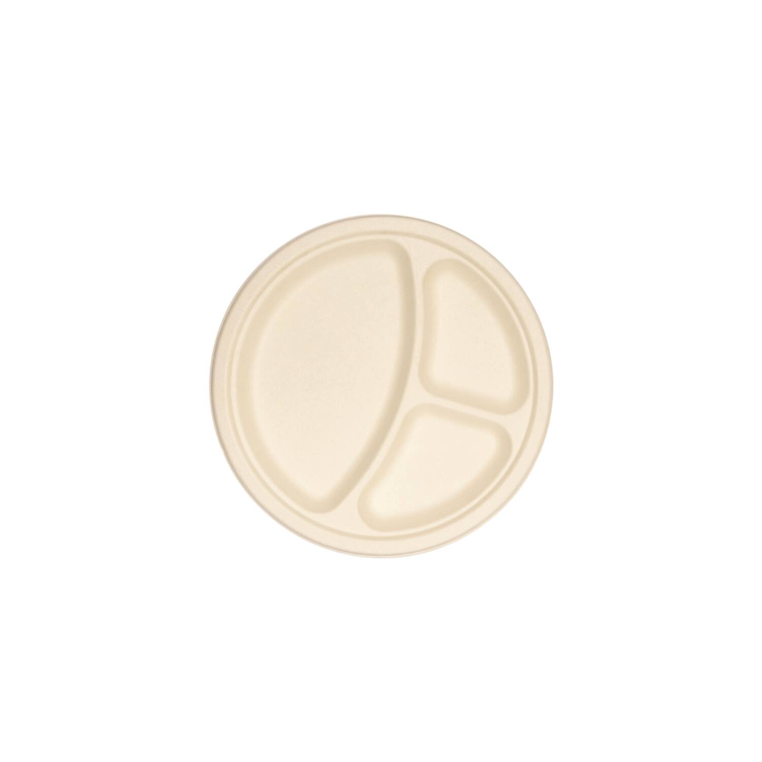 Premium Quality borden rond 3-vaks Ø26cm 10x50st