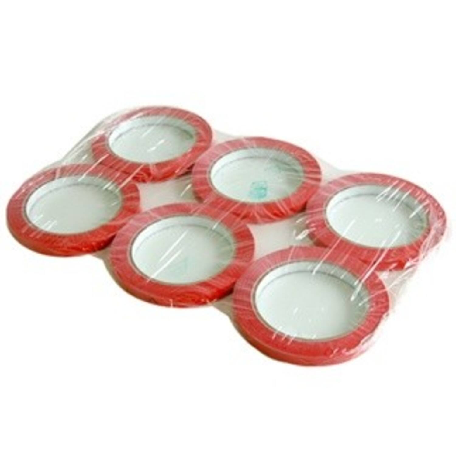 Premium Quality tape rood PVC 0,9cm x 66m 12x16st