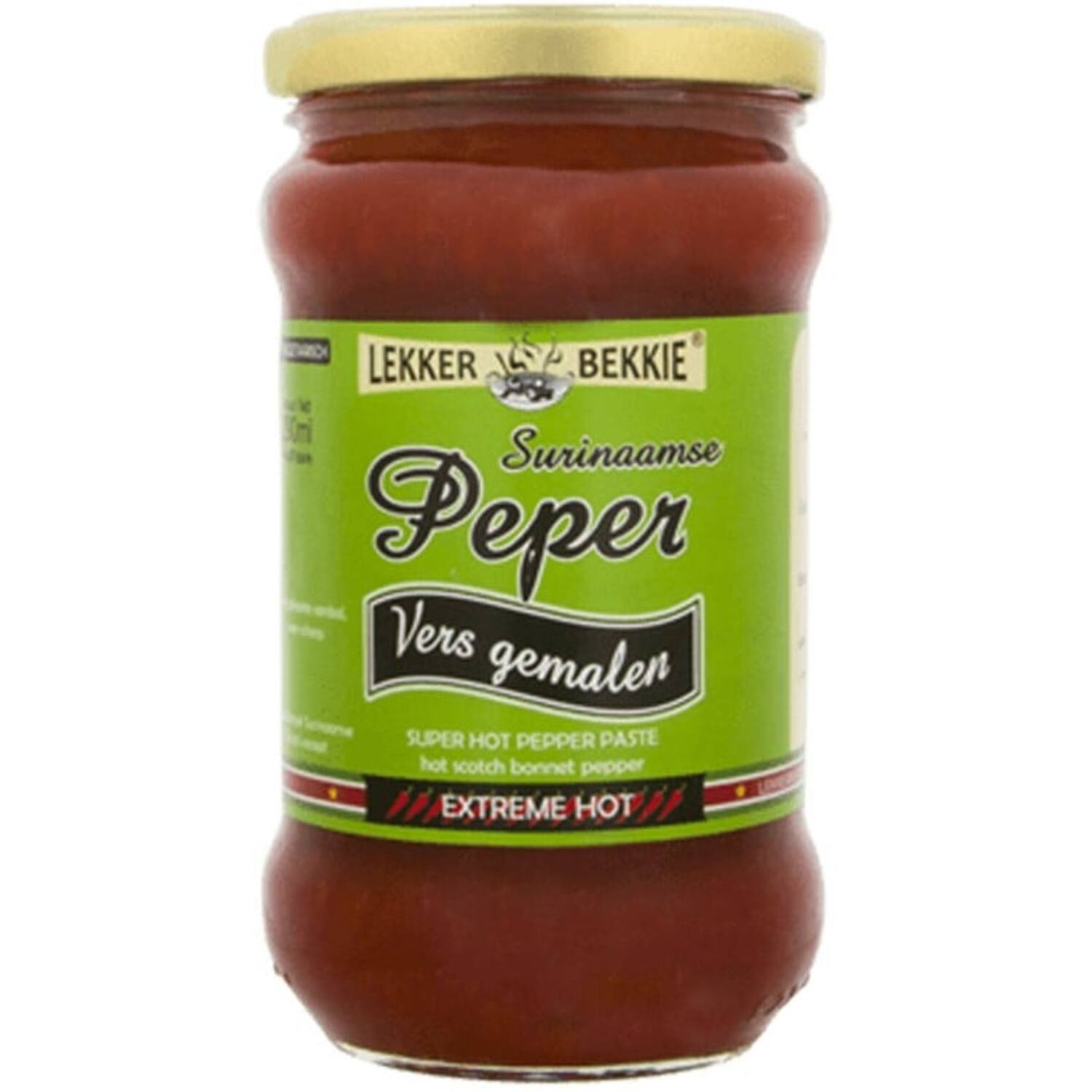 Lekkerbekkie peper gemalen Surinaams 6x300ml