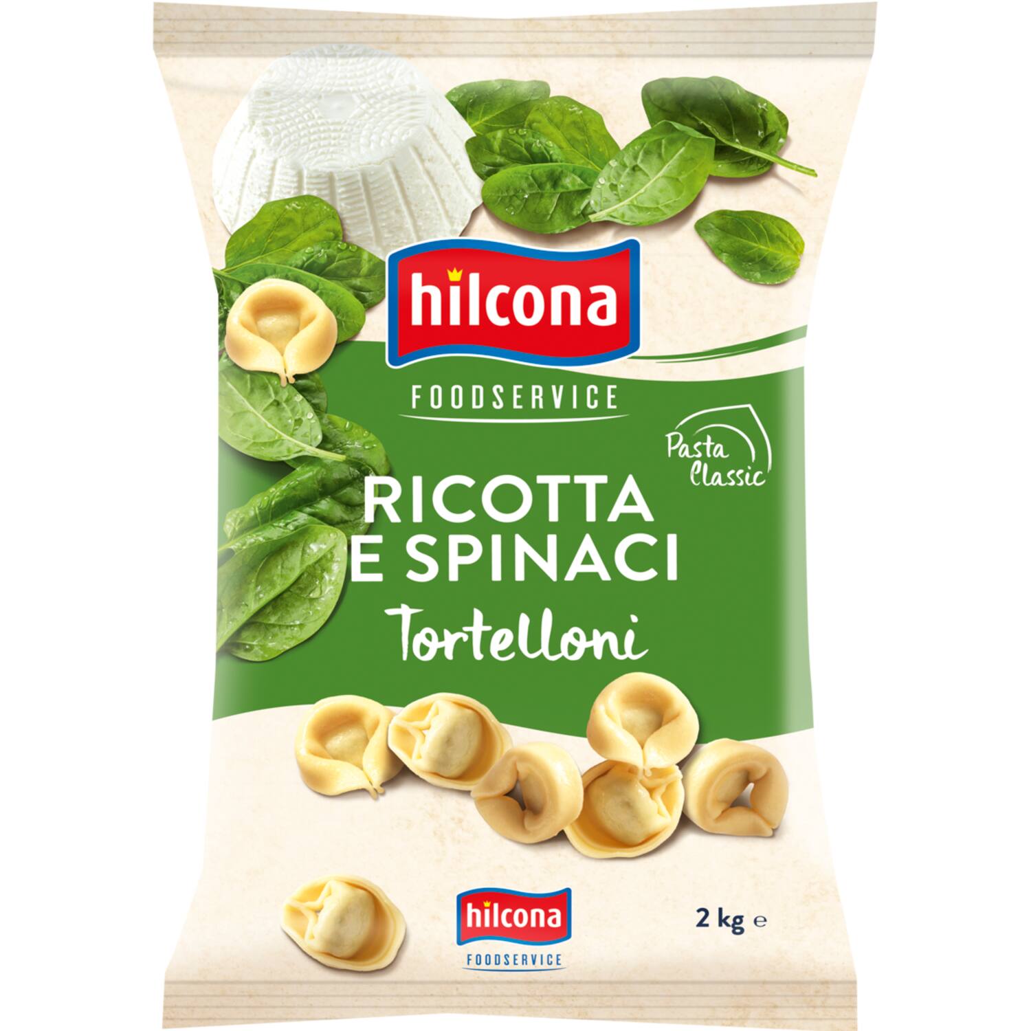 Hilcona tortelloni ricotta-spinazie 2x2kg