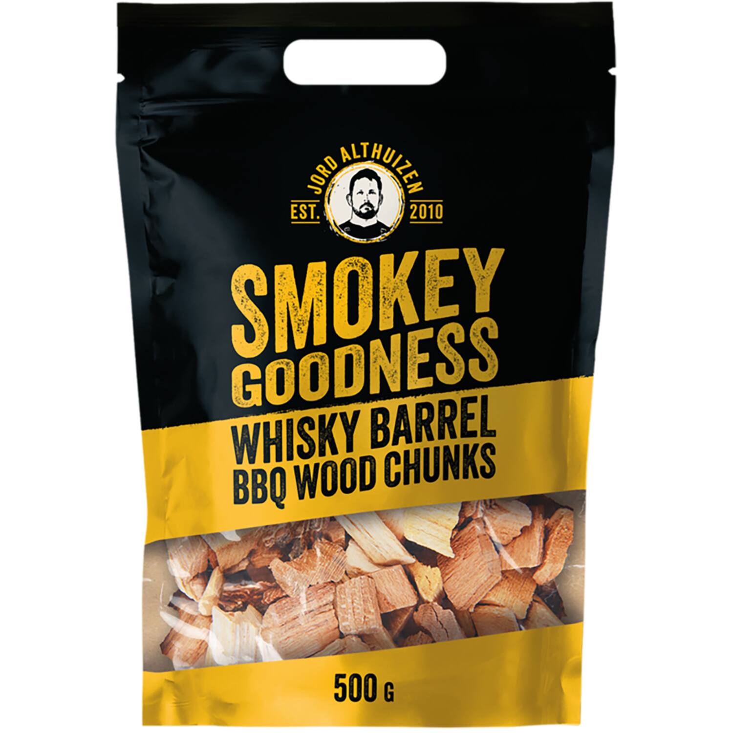 Smokey Goodness barbecuehoutbrokjes whiskeyvat 6x500g