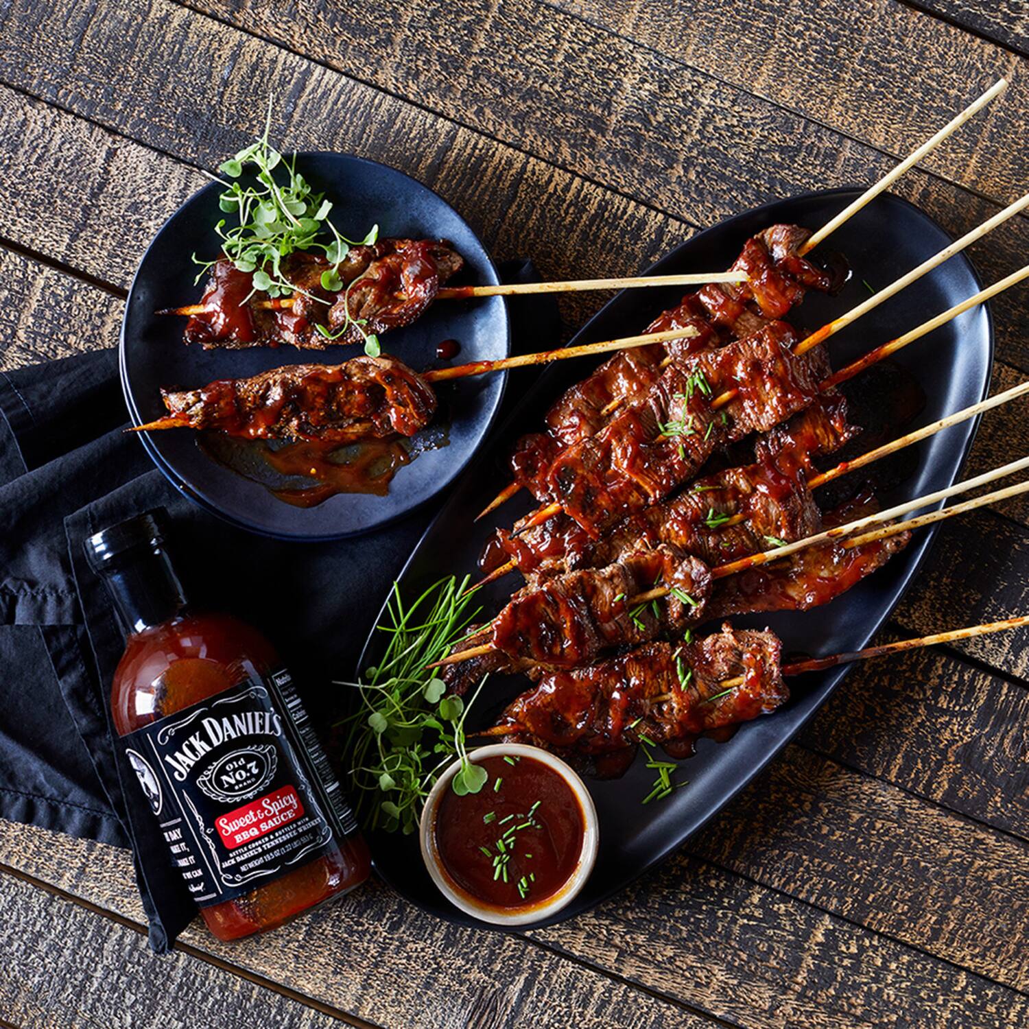 Jack Daniels BBQ sweet & spicy 6x553g