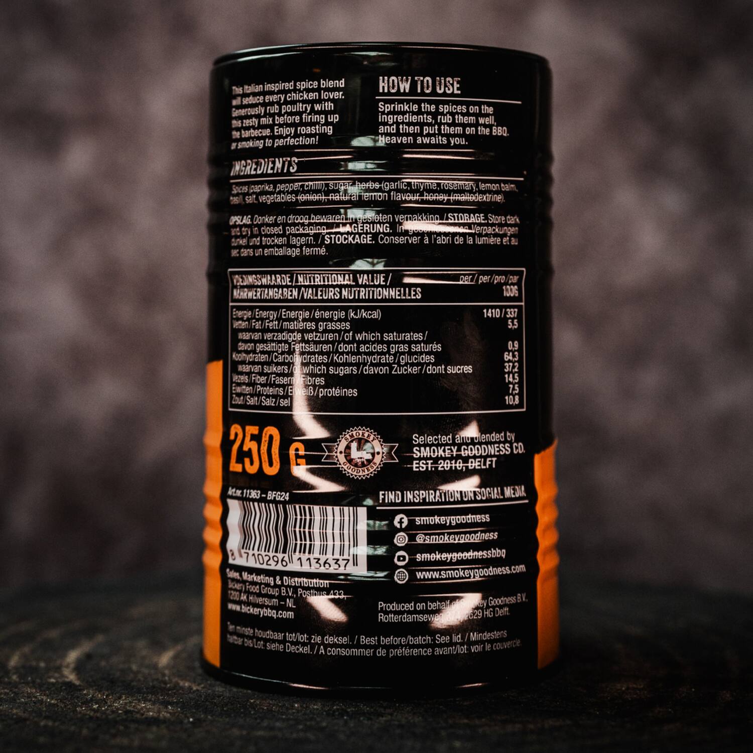 Smokey Goodness barbecuerub Cheeky Chicken 6x250g
