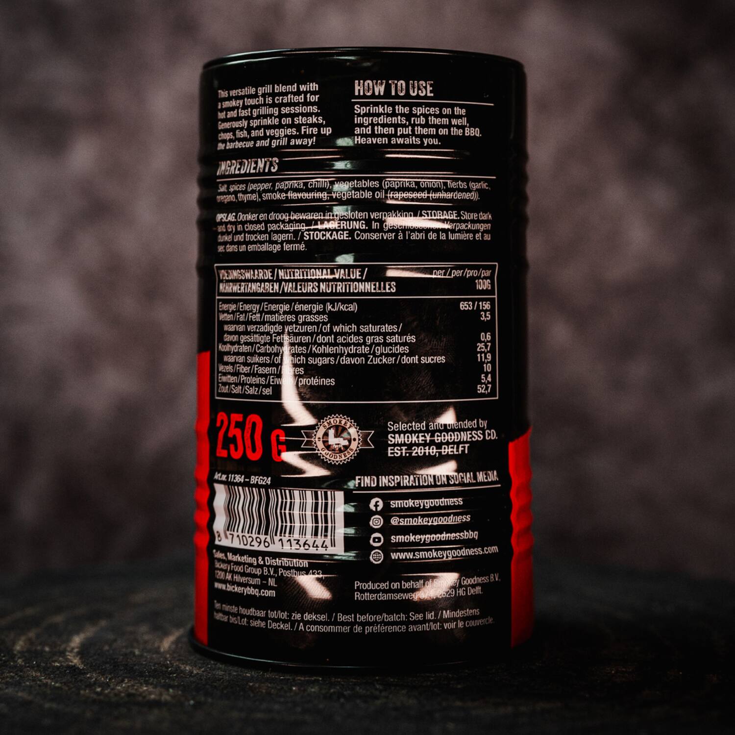 Smokey Goodness barbecuerub Grill Blend 6x250g
