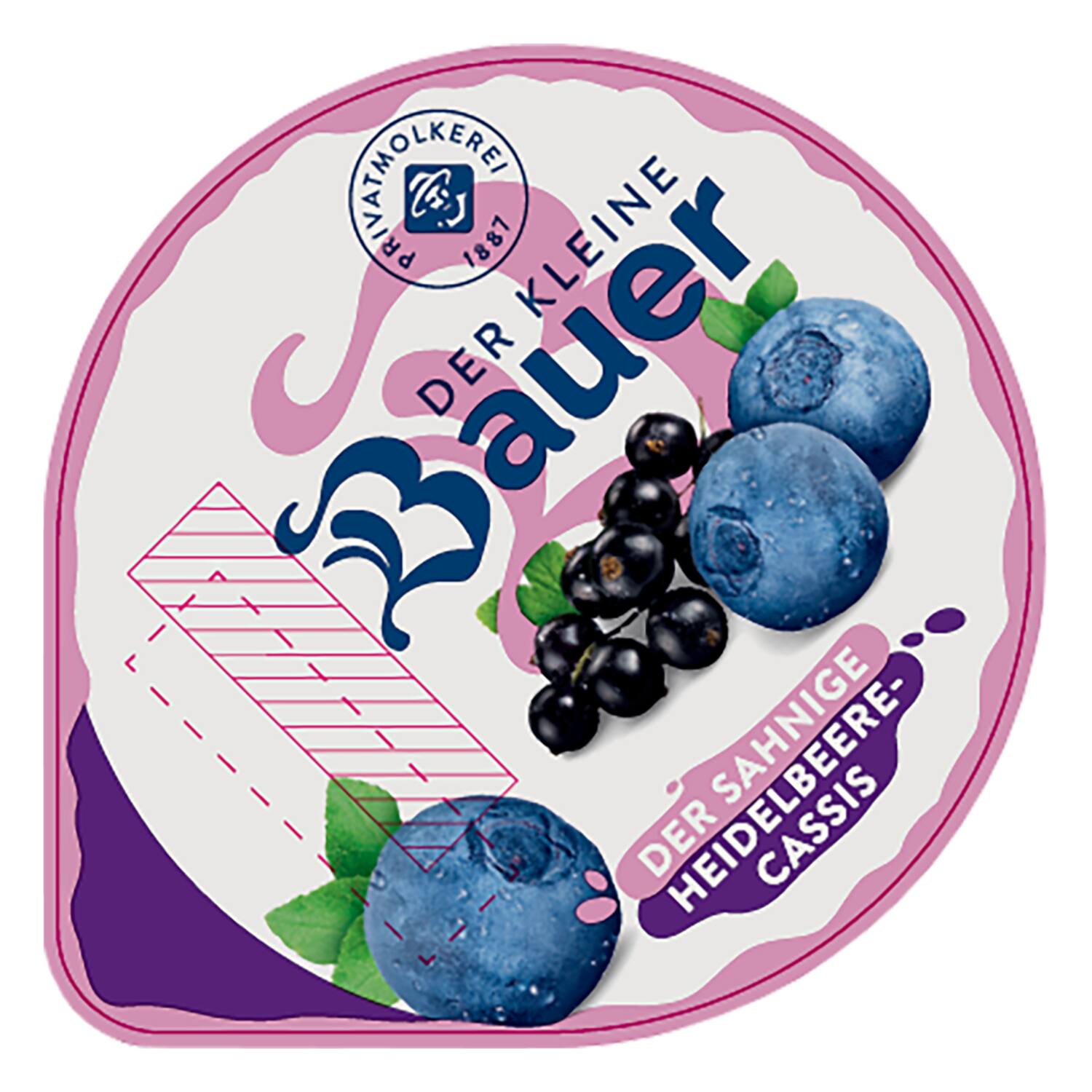 Bauer roomyoghurt vruchten assorti met 4 smaken 20x150g