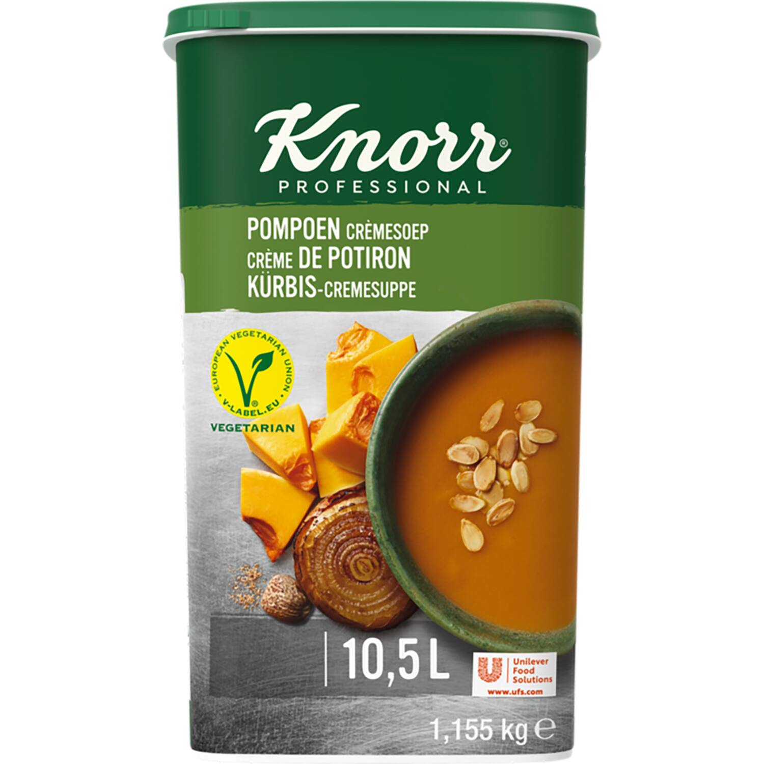 Knorr pompoen cremesoep 1,155kg