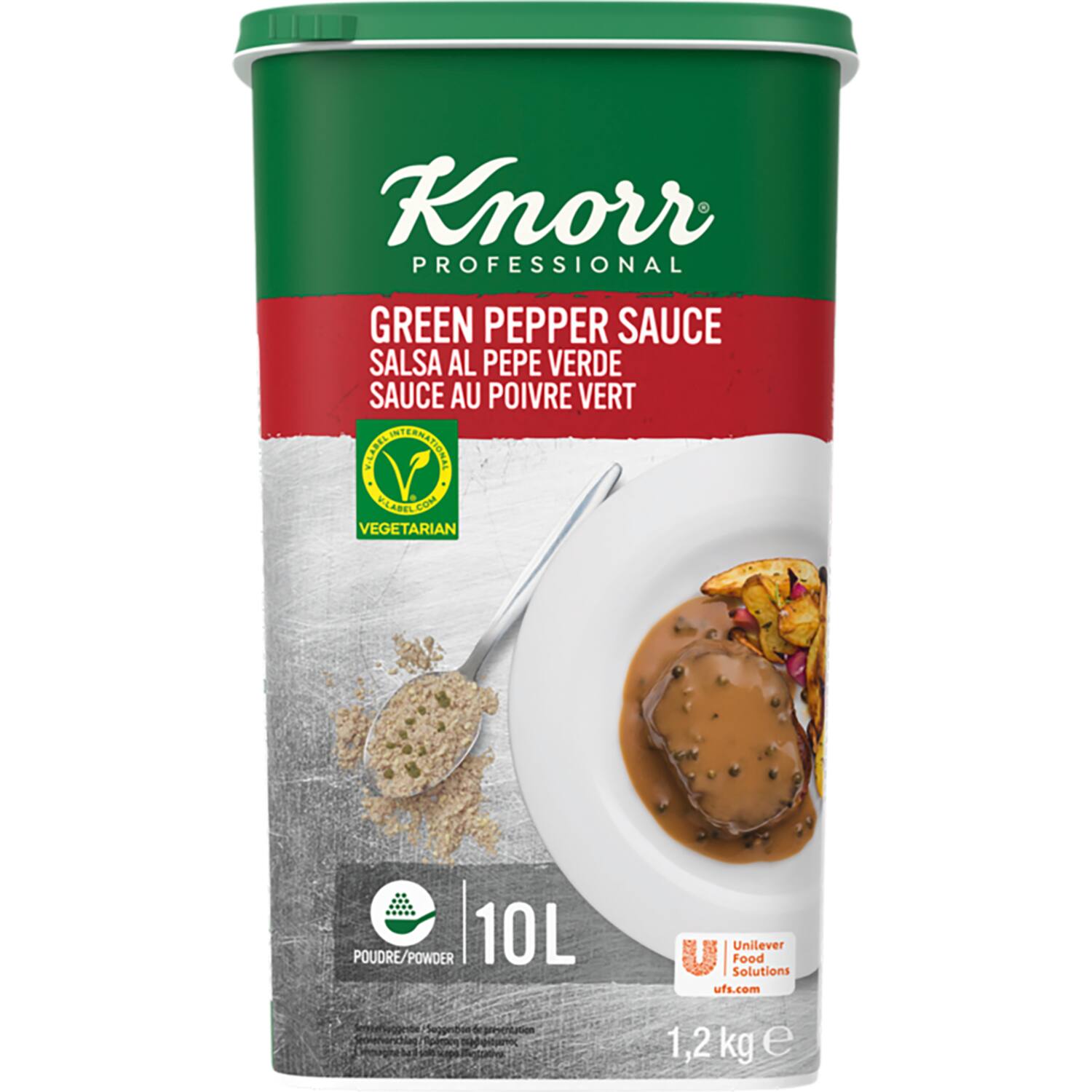 Knorr groene pepersaus 1,2kg