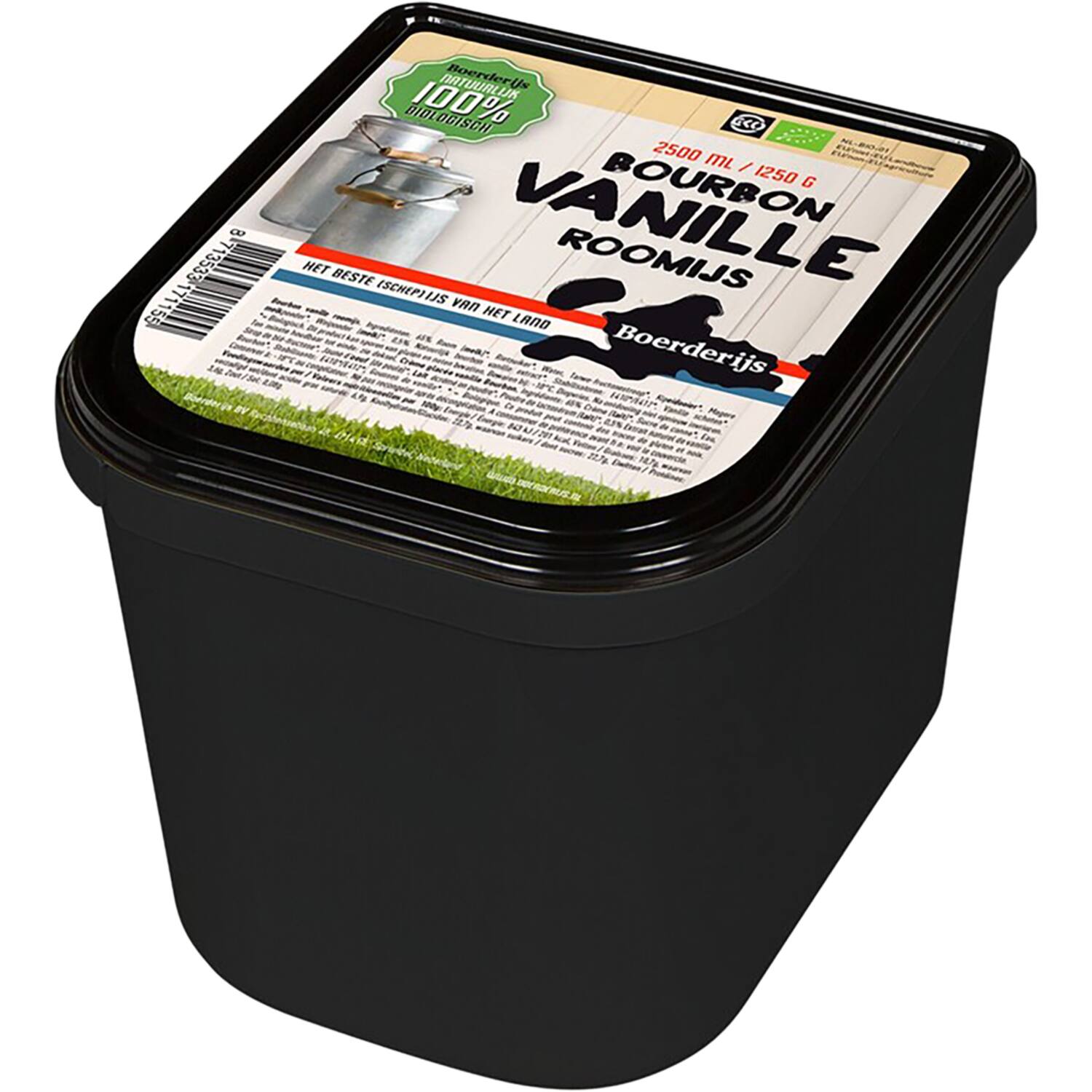 Boerderijs roomijs bourbon-vanille 2x2500ml
