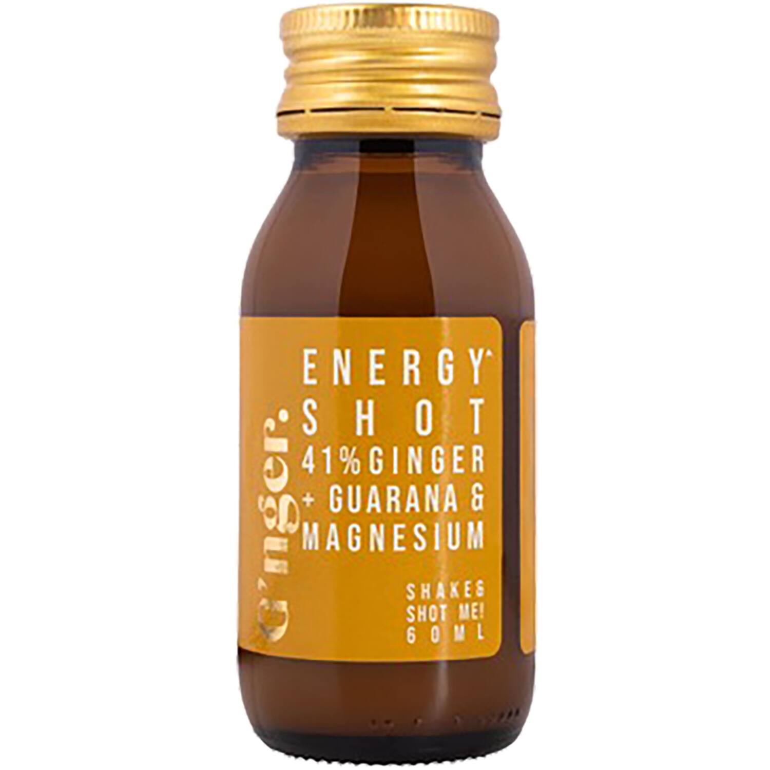 G'nger shot gember-guarana-vruchtensappen 12x60ml