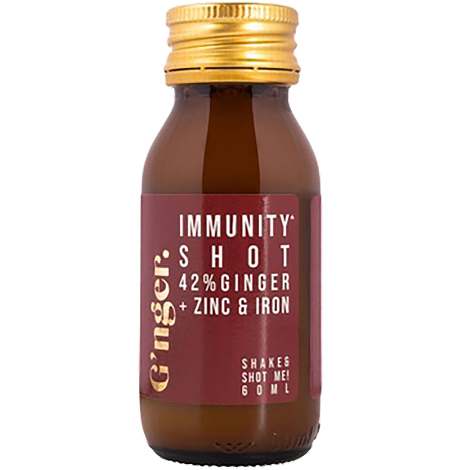 G'nger shot gember-vruchtensappen 12x60ml