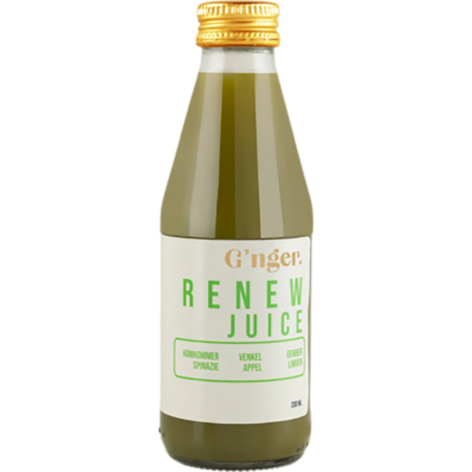G'nger groente-vruchtensap renew 12x200ml