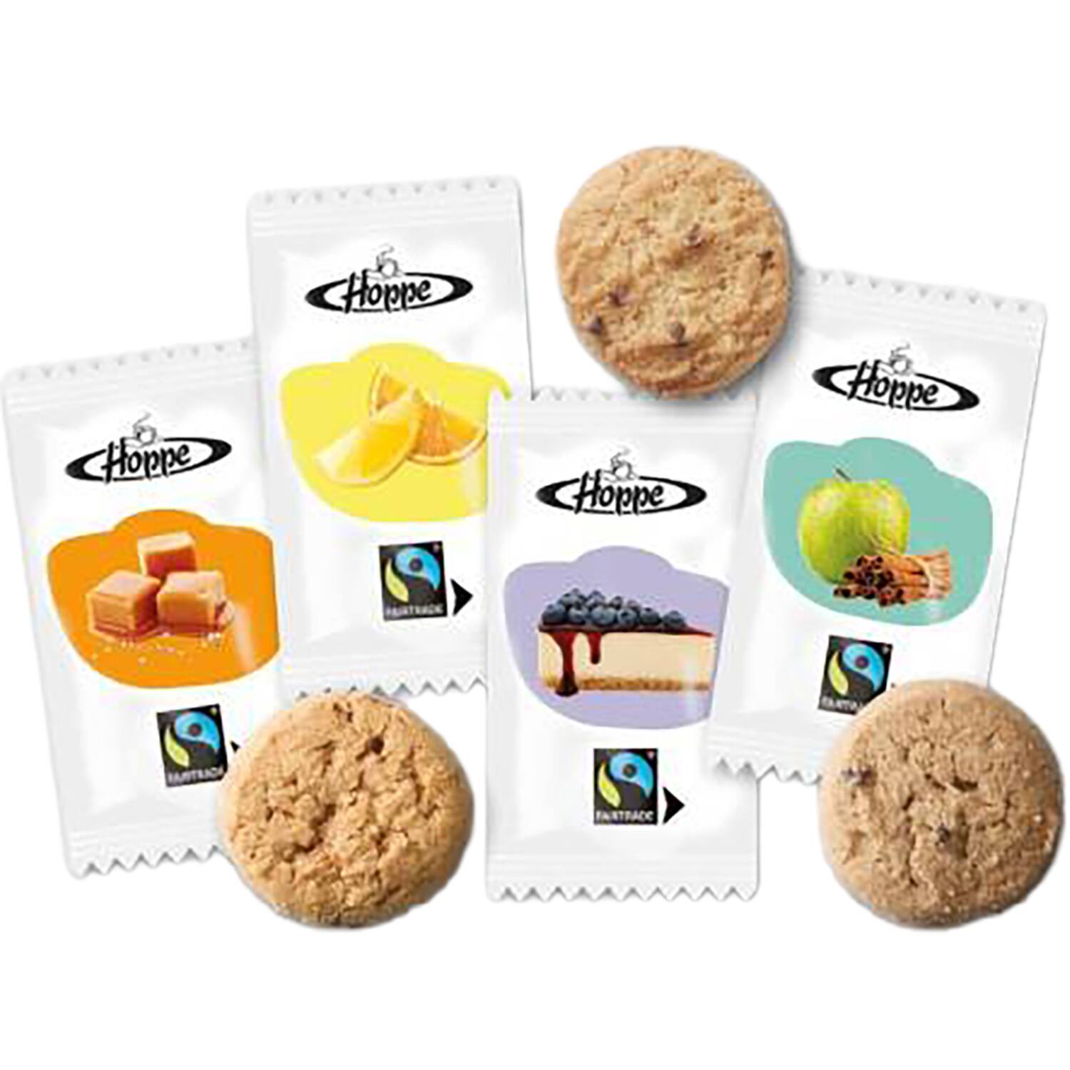 Hoppe koffiekoekjes Bakkers Trots mix Fiartrade 120st