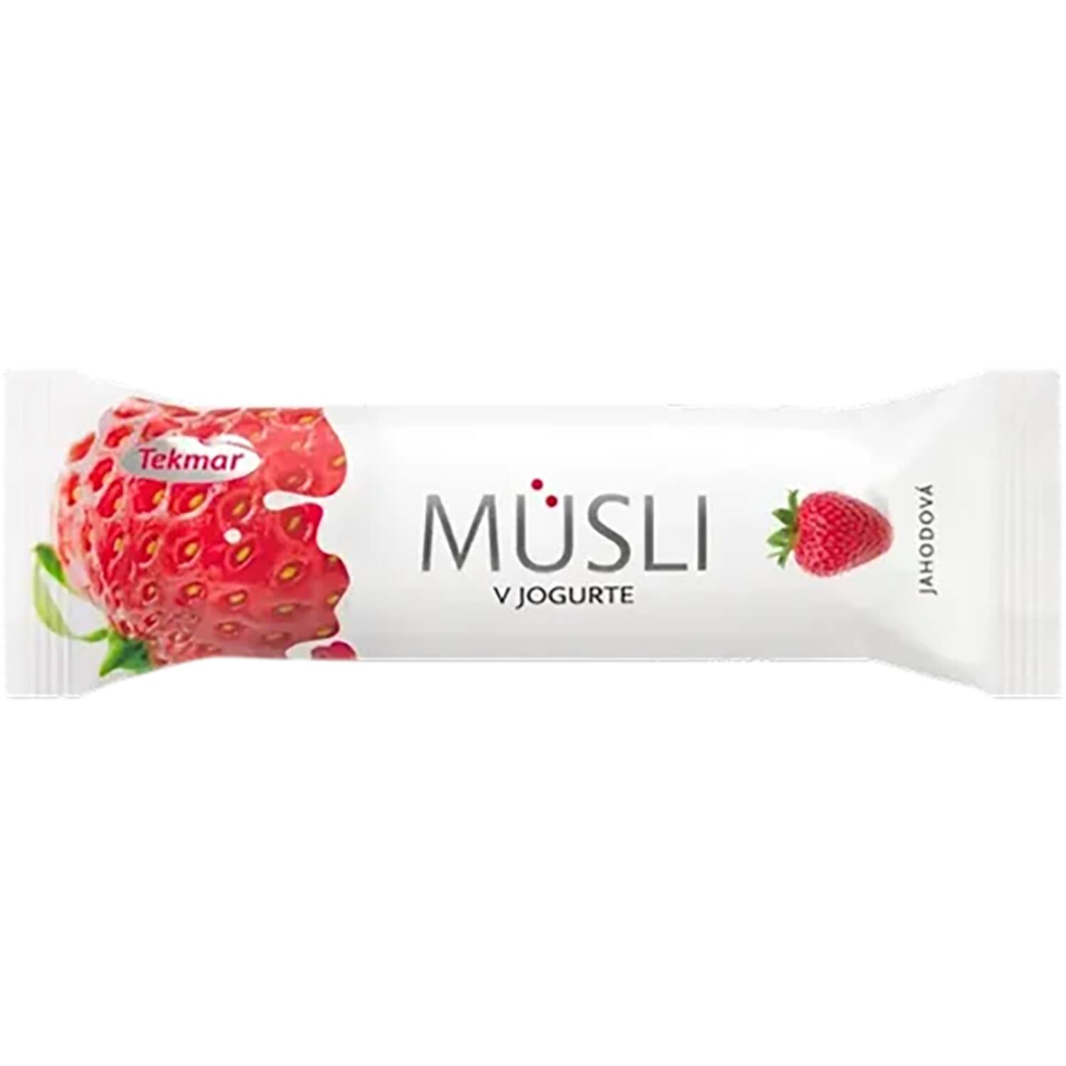 Tekmar Muesli yoghurt reep aardbei 32x30g