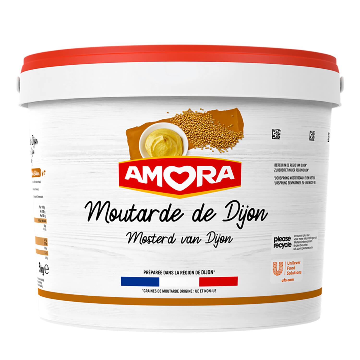 Amora mosterd Dijon 5kg