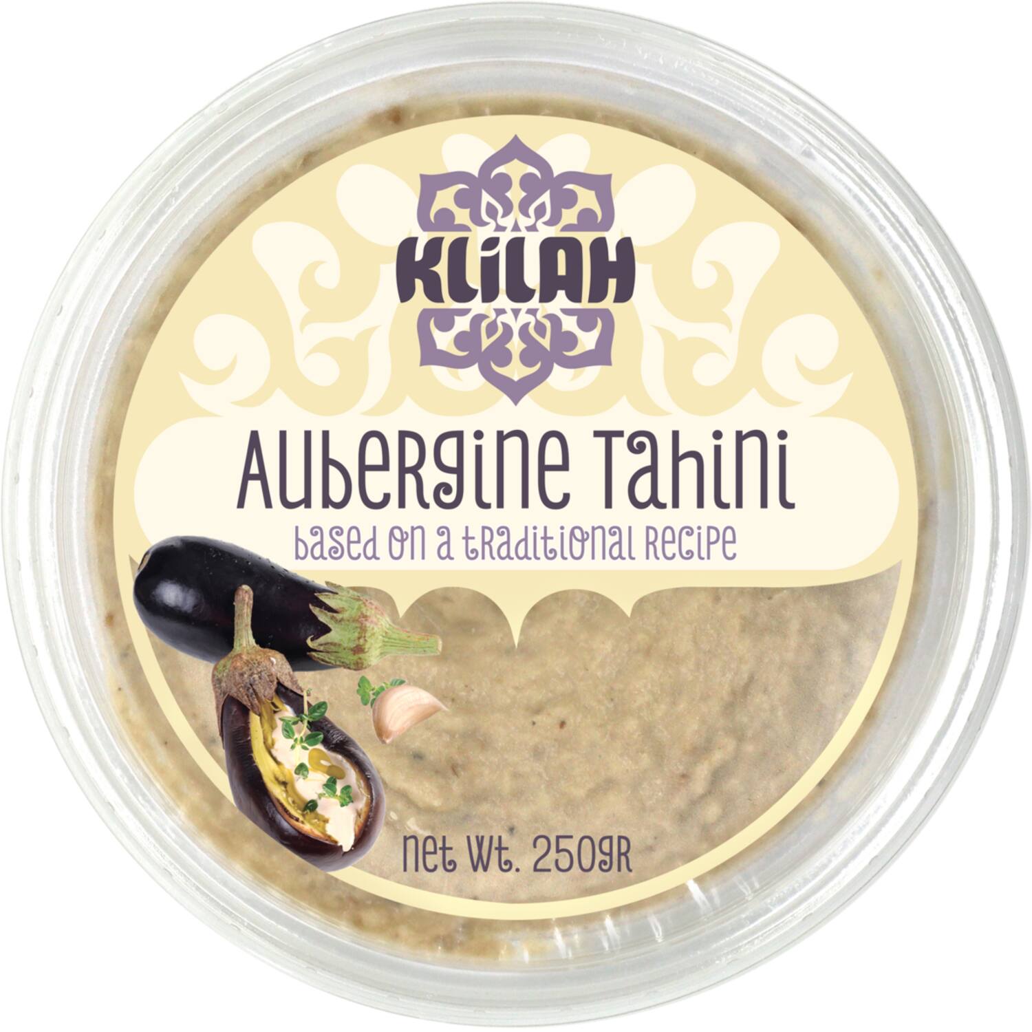 Klilah tahini aubergine 12x250g