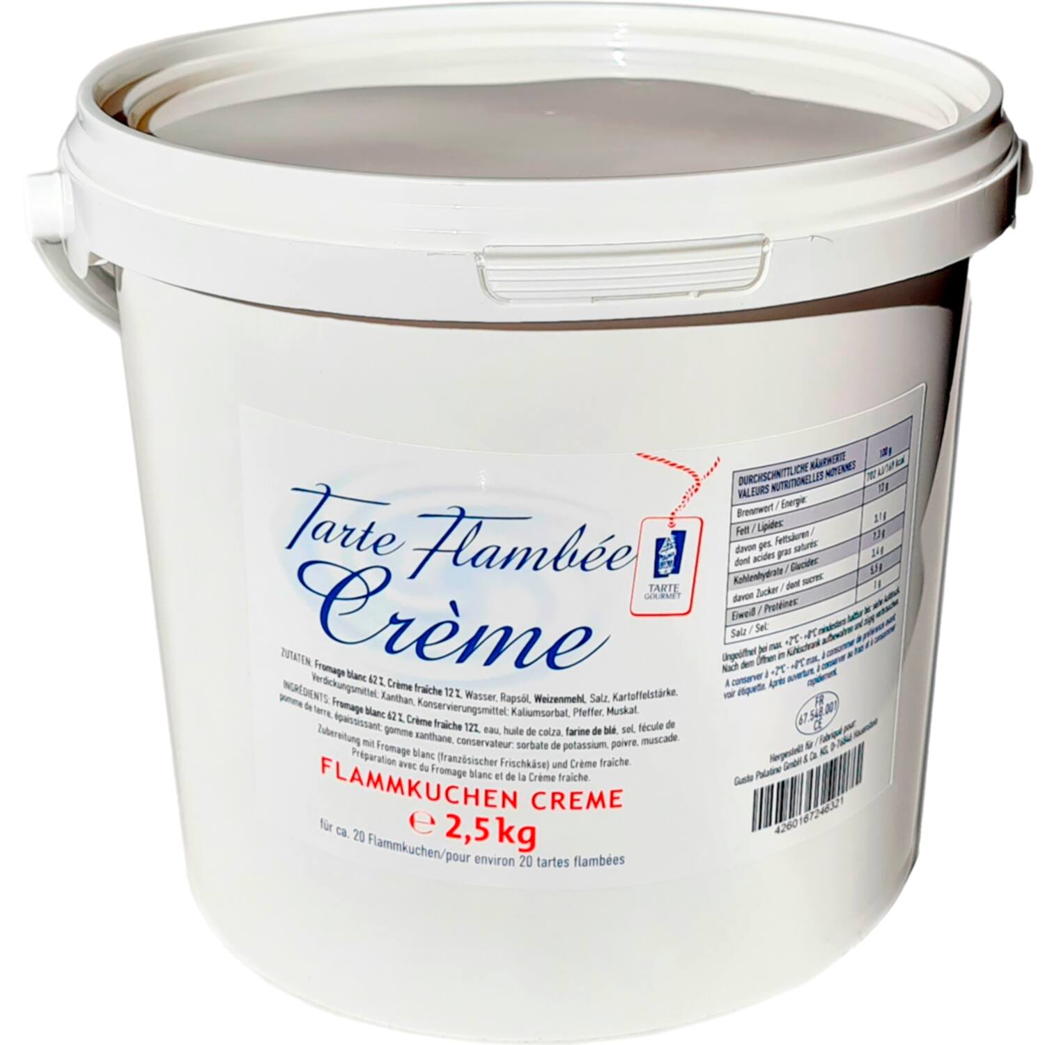 Alsace Lait flammkuchen crème 2,5l