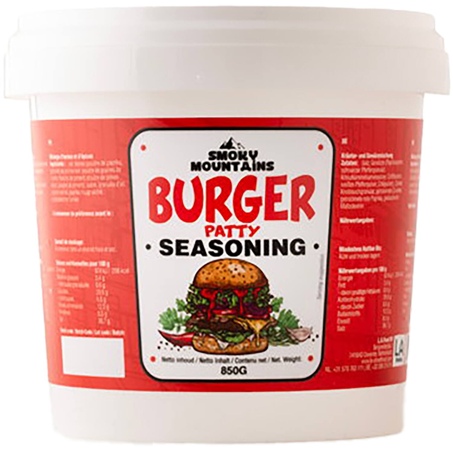 Smoky Mountains Burger Patty Seasoning 6x850g