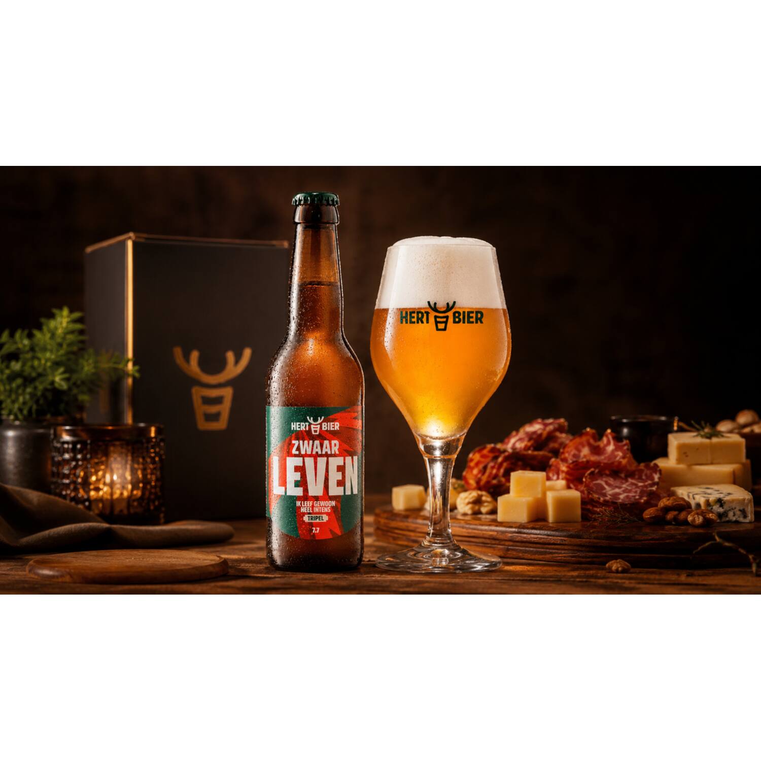 Hert Bier tripel Zwaar Leven 7,7% 24x330ml