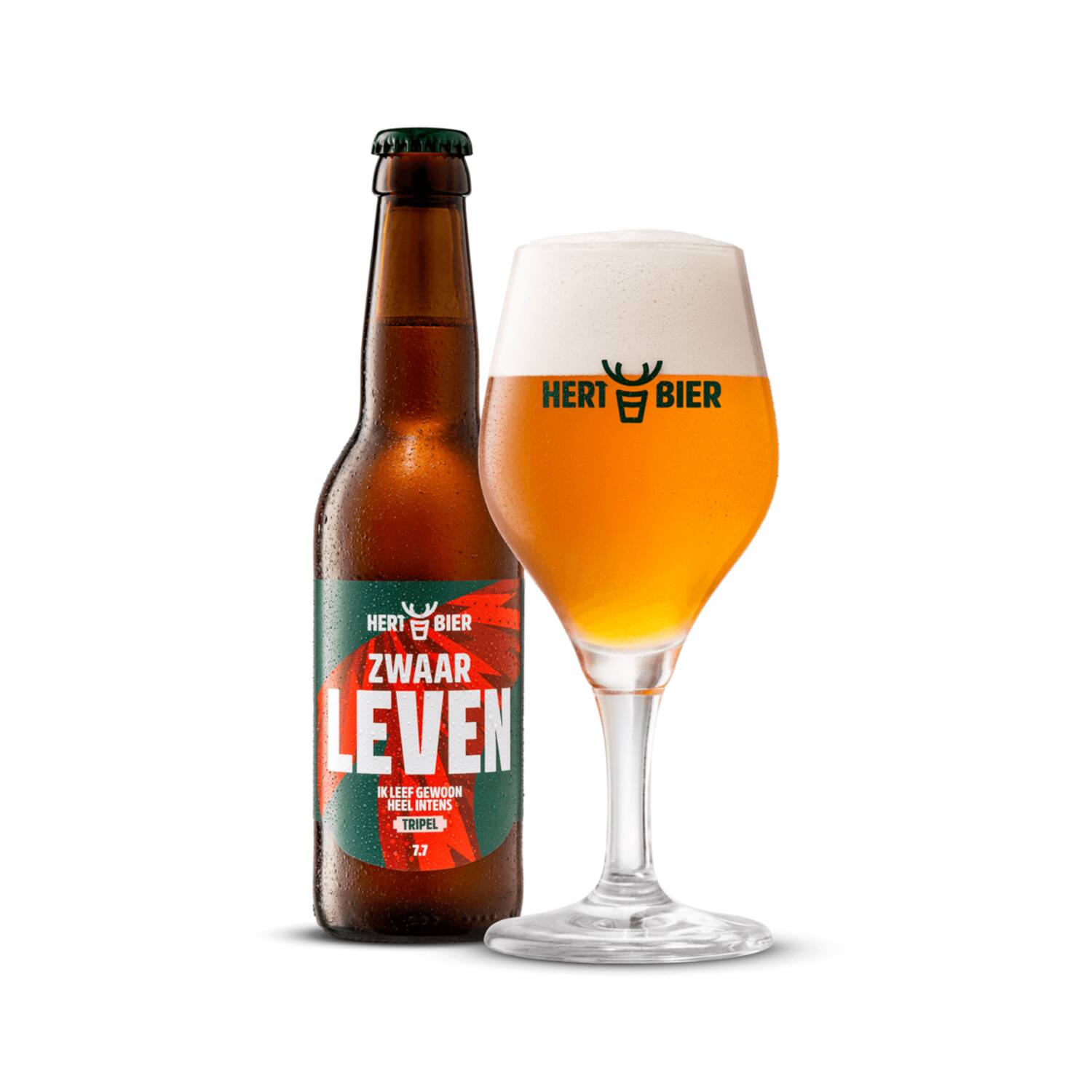 Hert Bier tripel Zwaar Leven 7,7% 24x330ml