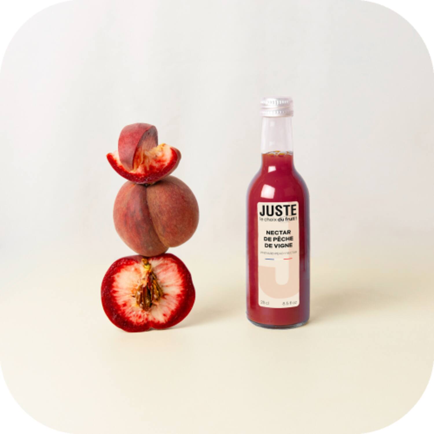 Juste wijngaardperziken nectar 12x250ml