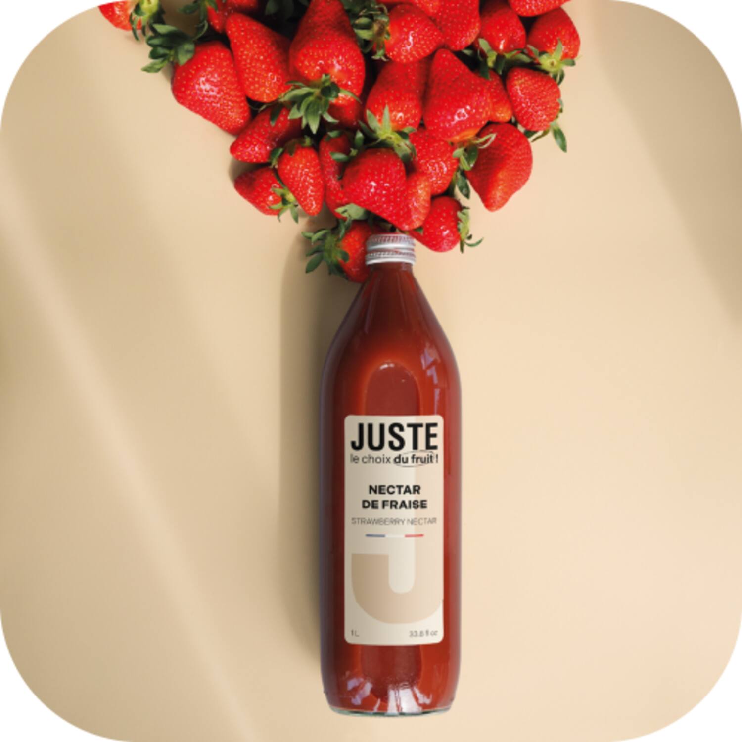 Juste aardbei nectar 6x1l