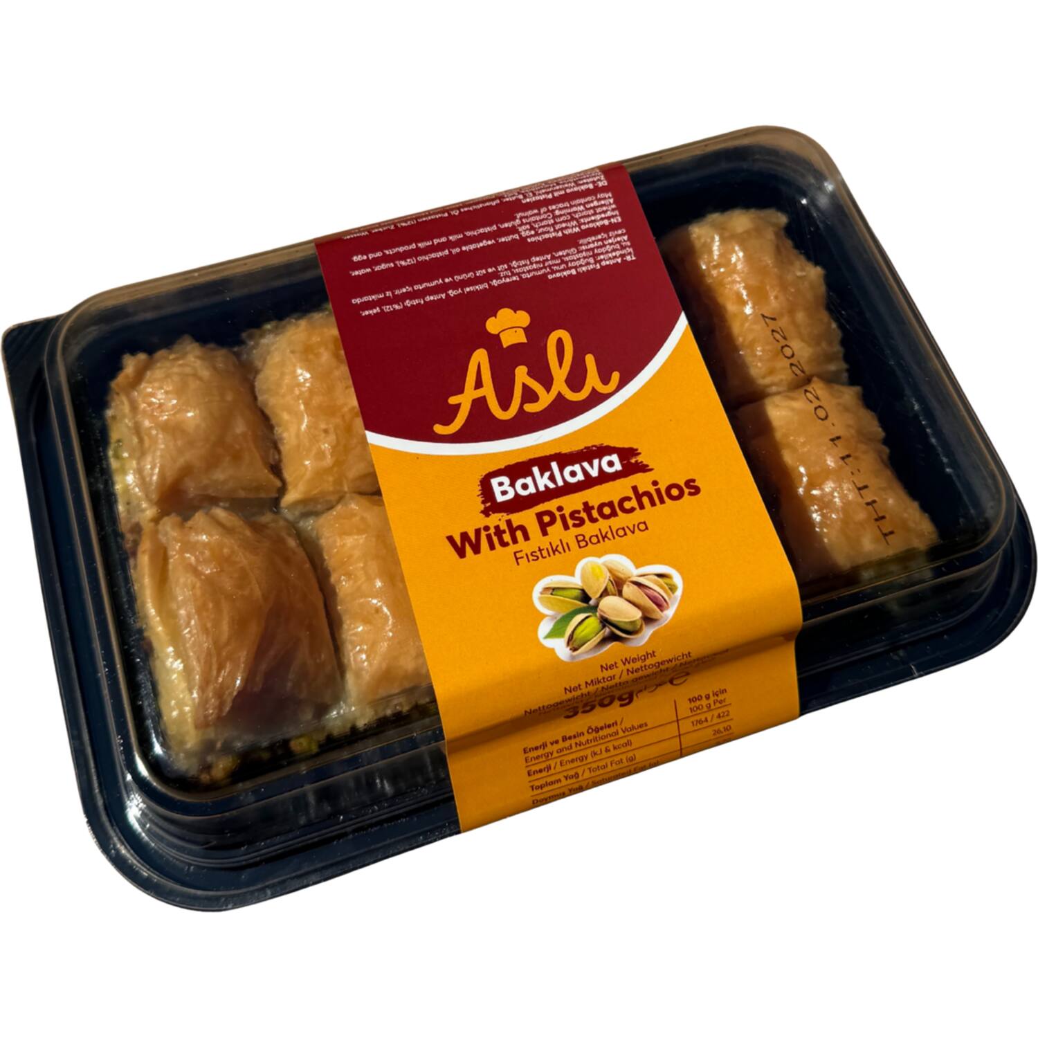 Asli baklava pistache 8x350g