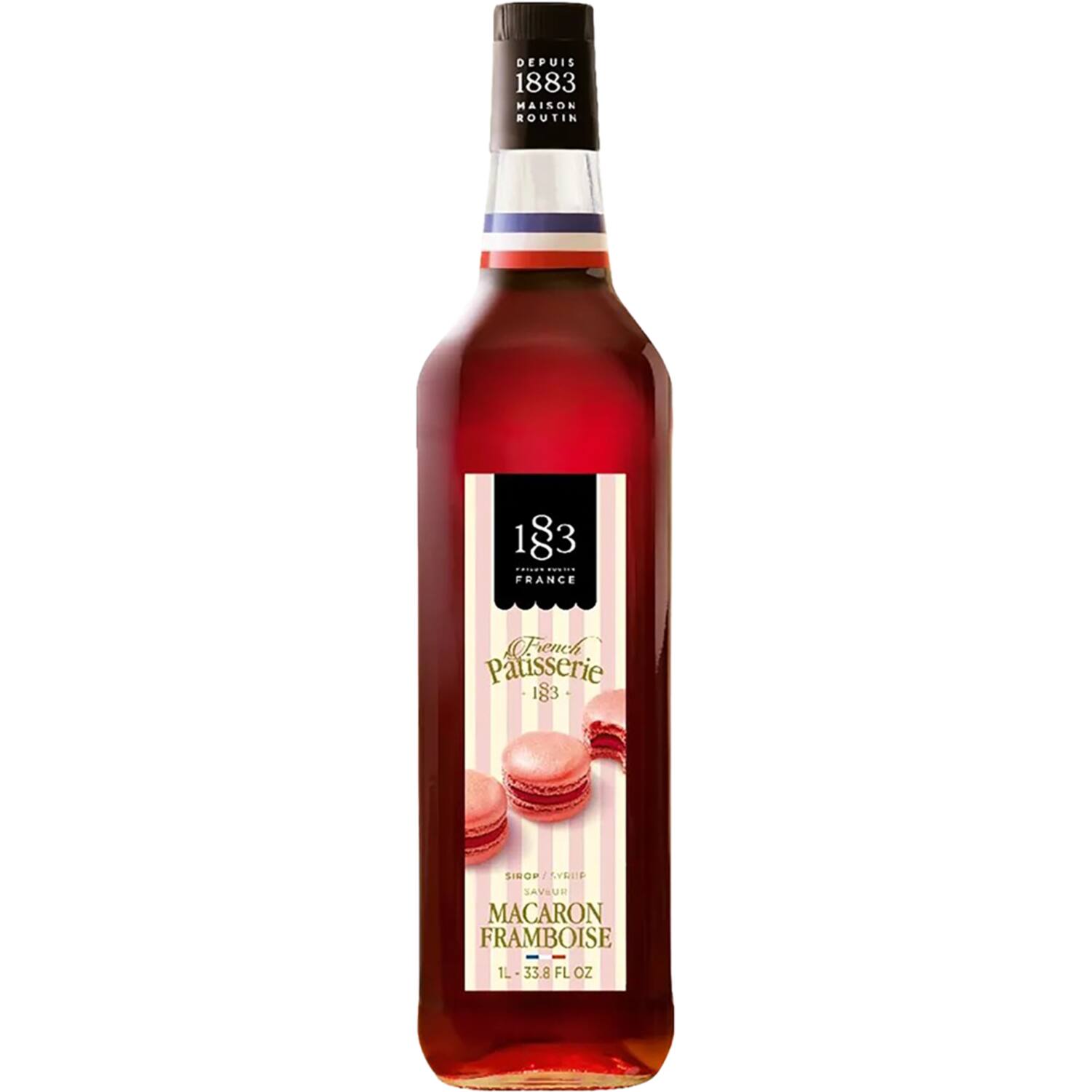 Maison Routin 1883 siroop macaron frambozen 1l