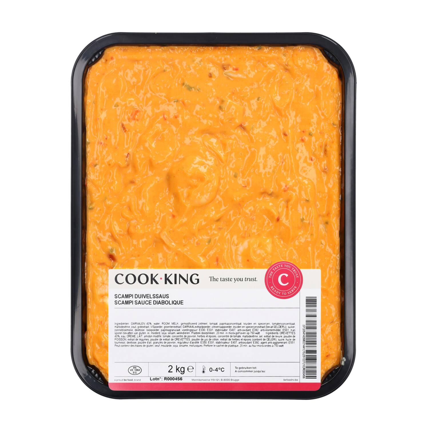Cookking Scampi in duivelsaus 2 kg