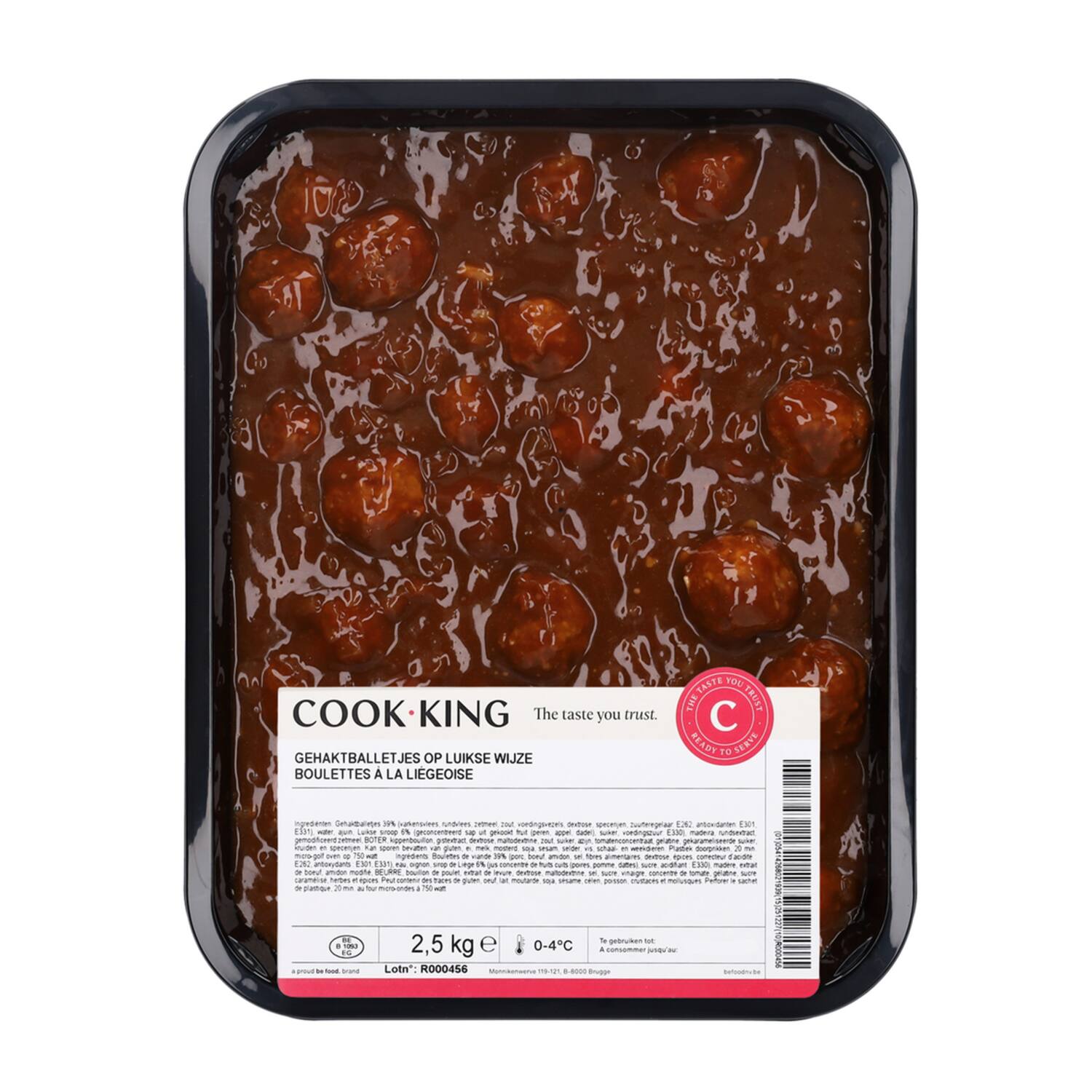 Cookking Gehaktballetjes op Luikse wijze 2,5 kg
