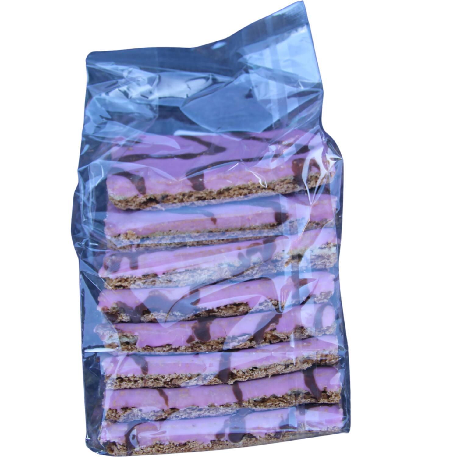 Bokkers oranjekoekstukjes choco 12x8st