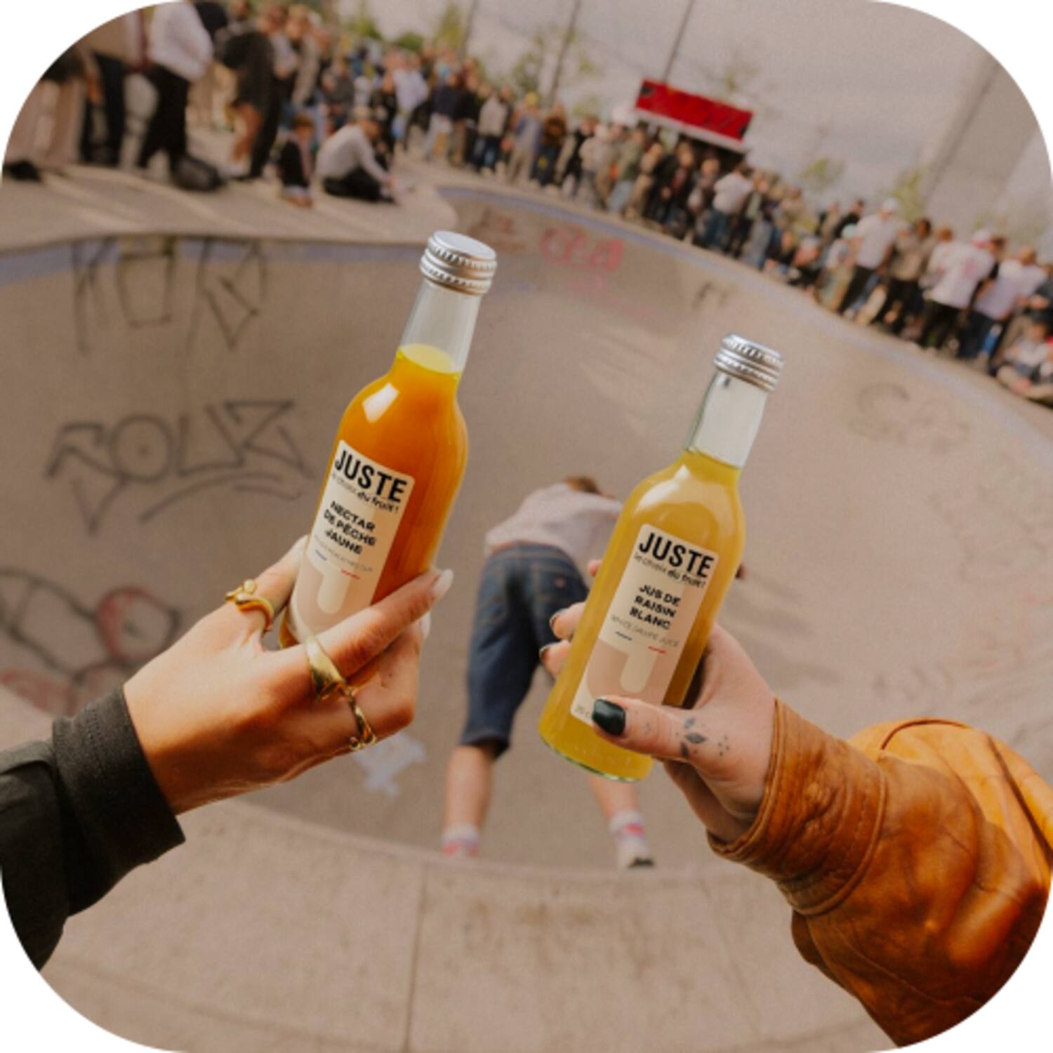Juste druivensap wit 12x250ml