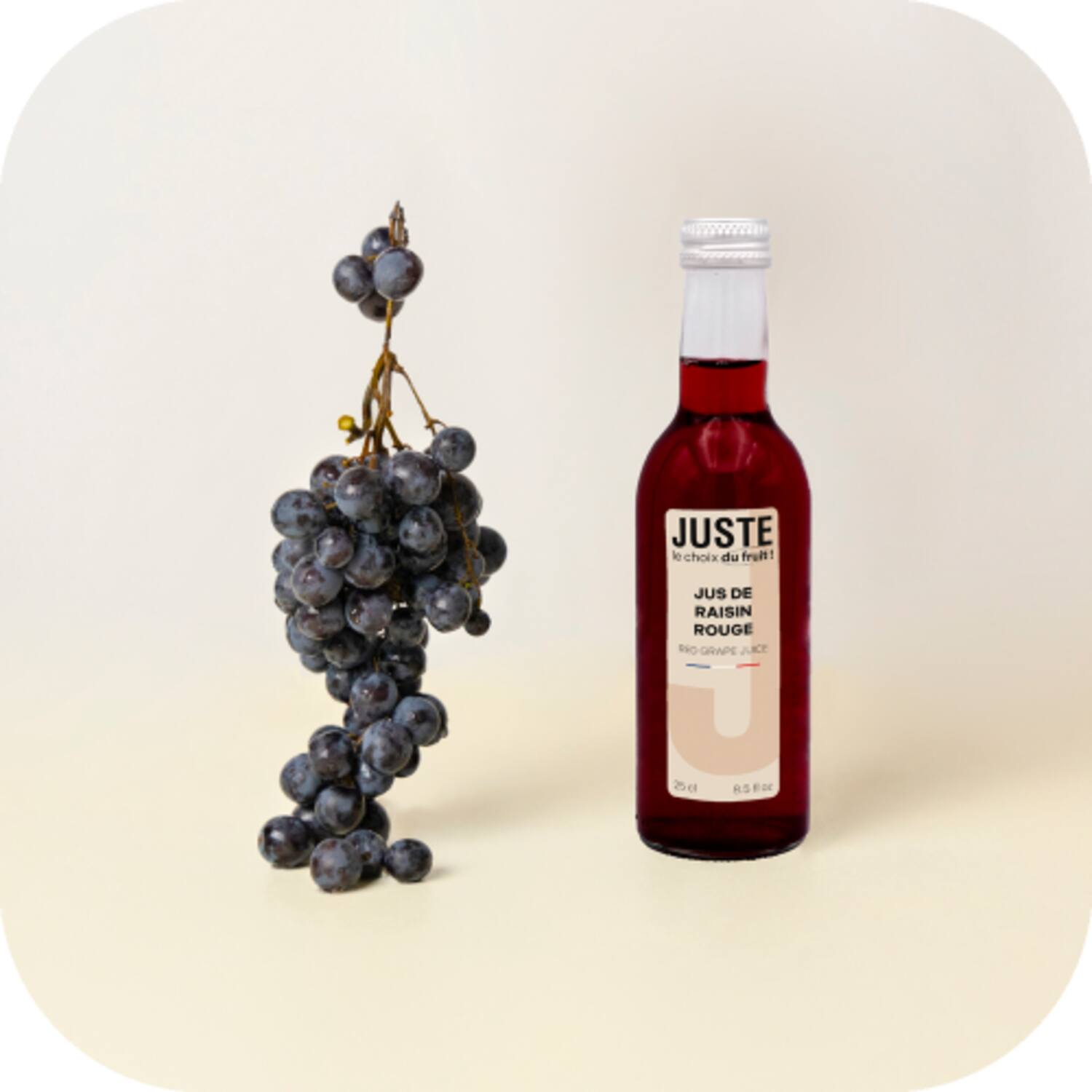 Juste druivensap rood 12x250ml