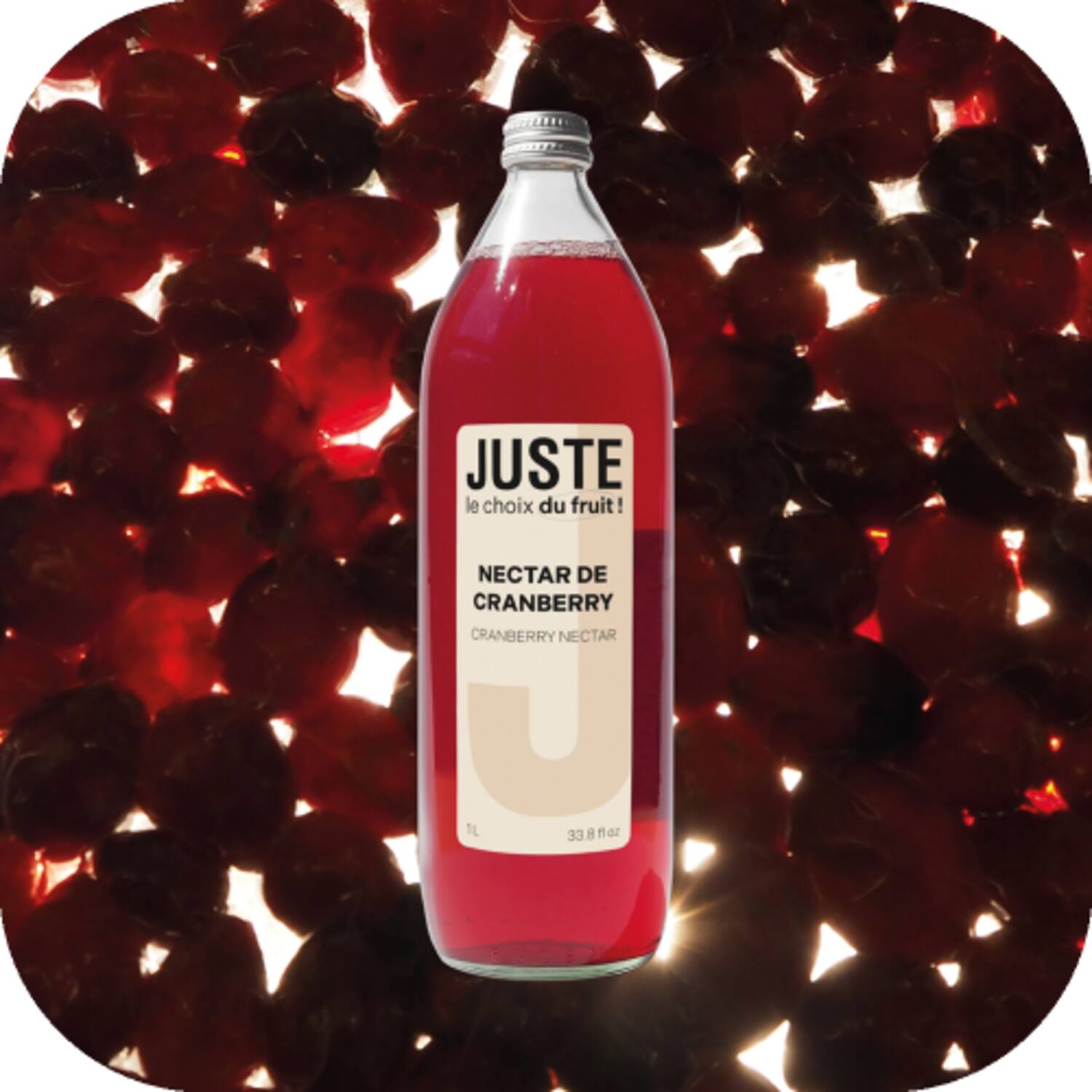 Juste nectar cranberry 6x1l