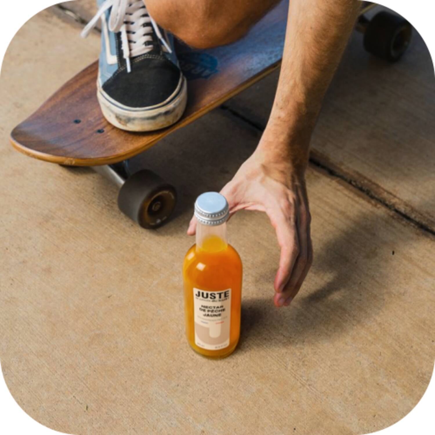 Juste nectar perzik geel 12x250ml