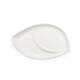 Folia borden 2-vaks suikerriet 47,2x30cm wit 4x50st